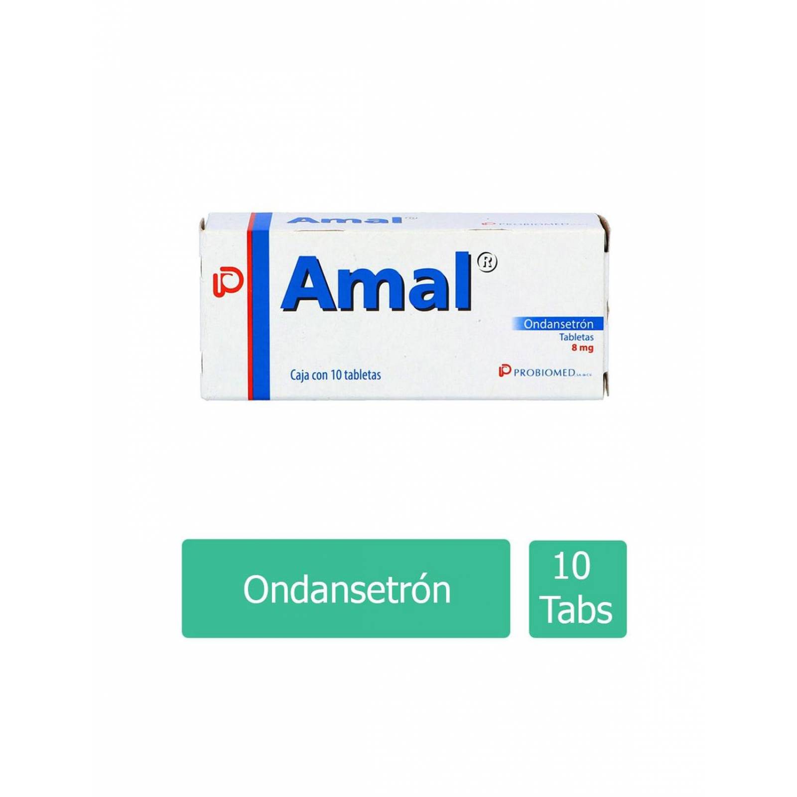 Amal 8 mg Caja Con 10 Tabletas 