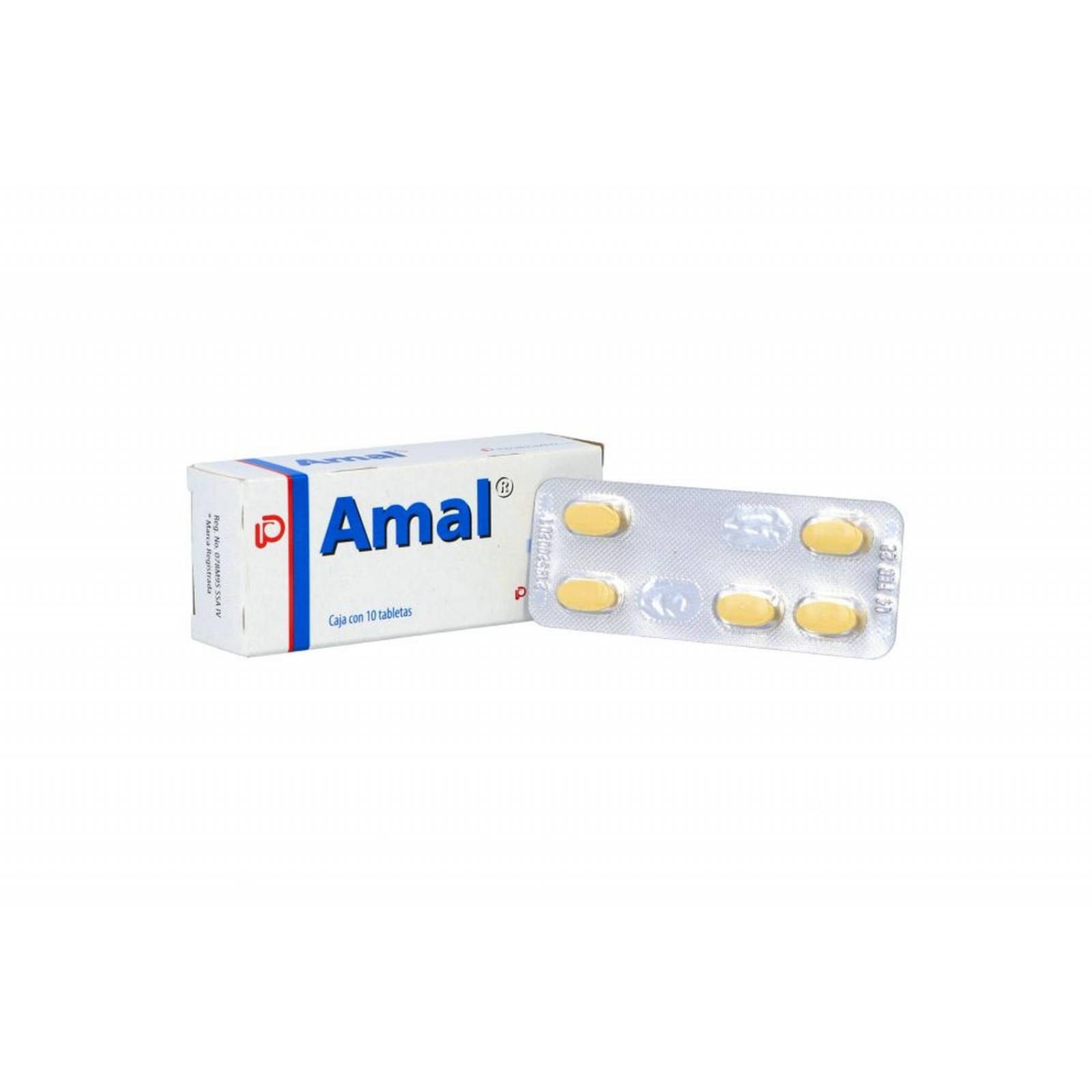 Amal 8 mg Caja Con 10 Tabletas 