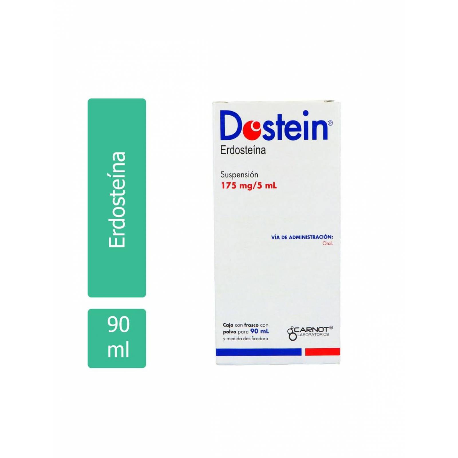Dostein Suspensión 175 mg / 5 mL Caja Con Frasco Con Polvo Para 90 mL 