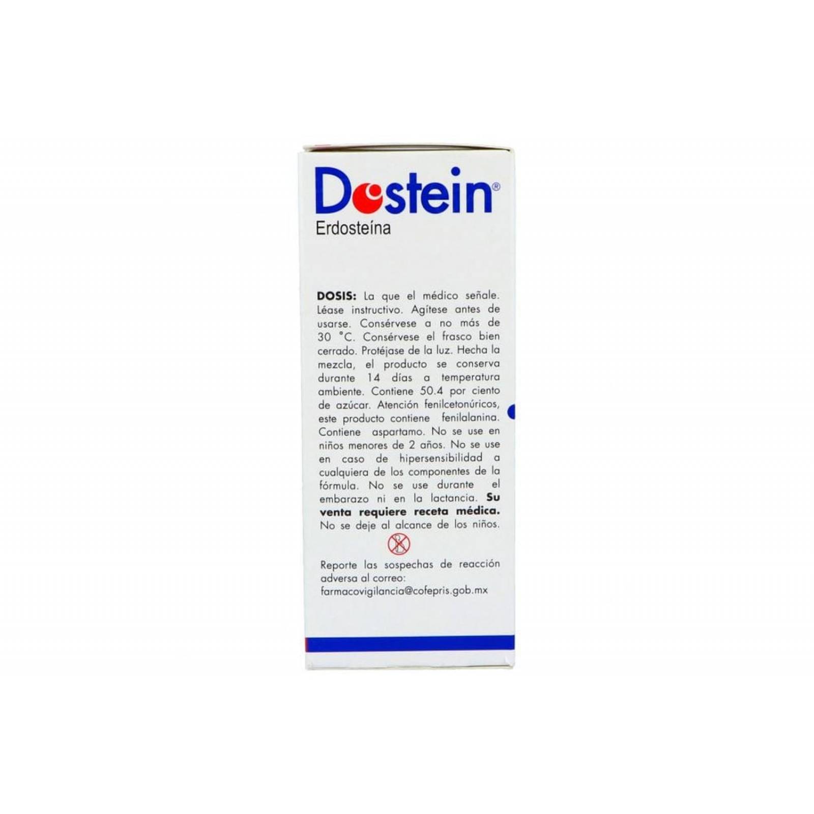 Dostein Suspensión 175 mg / 5 mL Caja Con Frasco Con Polvo Para 90 mL 