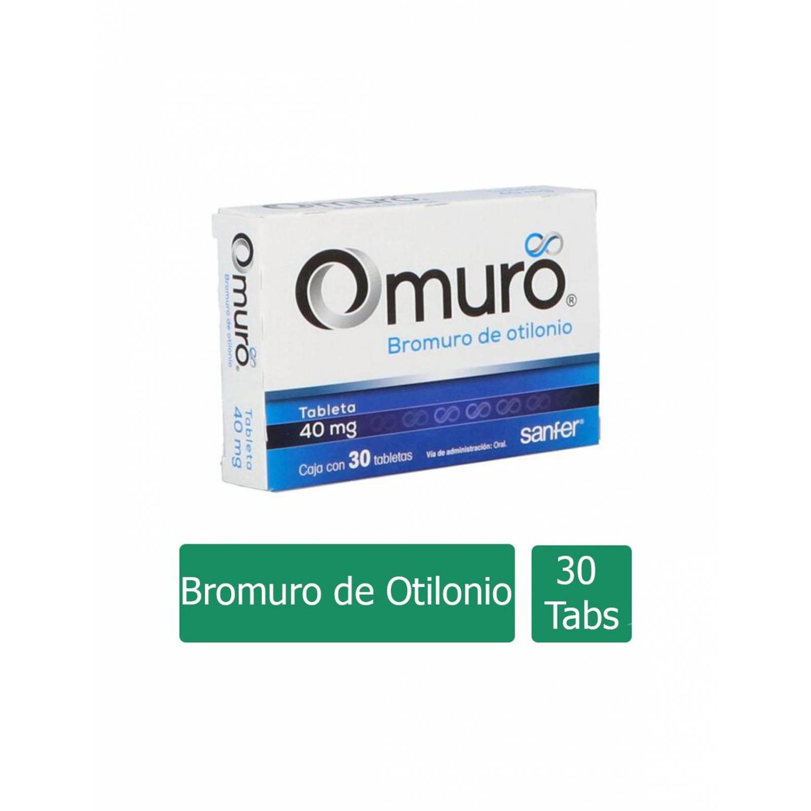 Omuro 40 mg Caja Con 30 Tabletas 