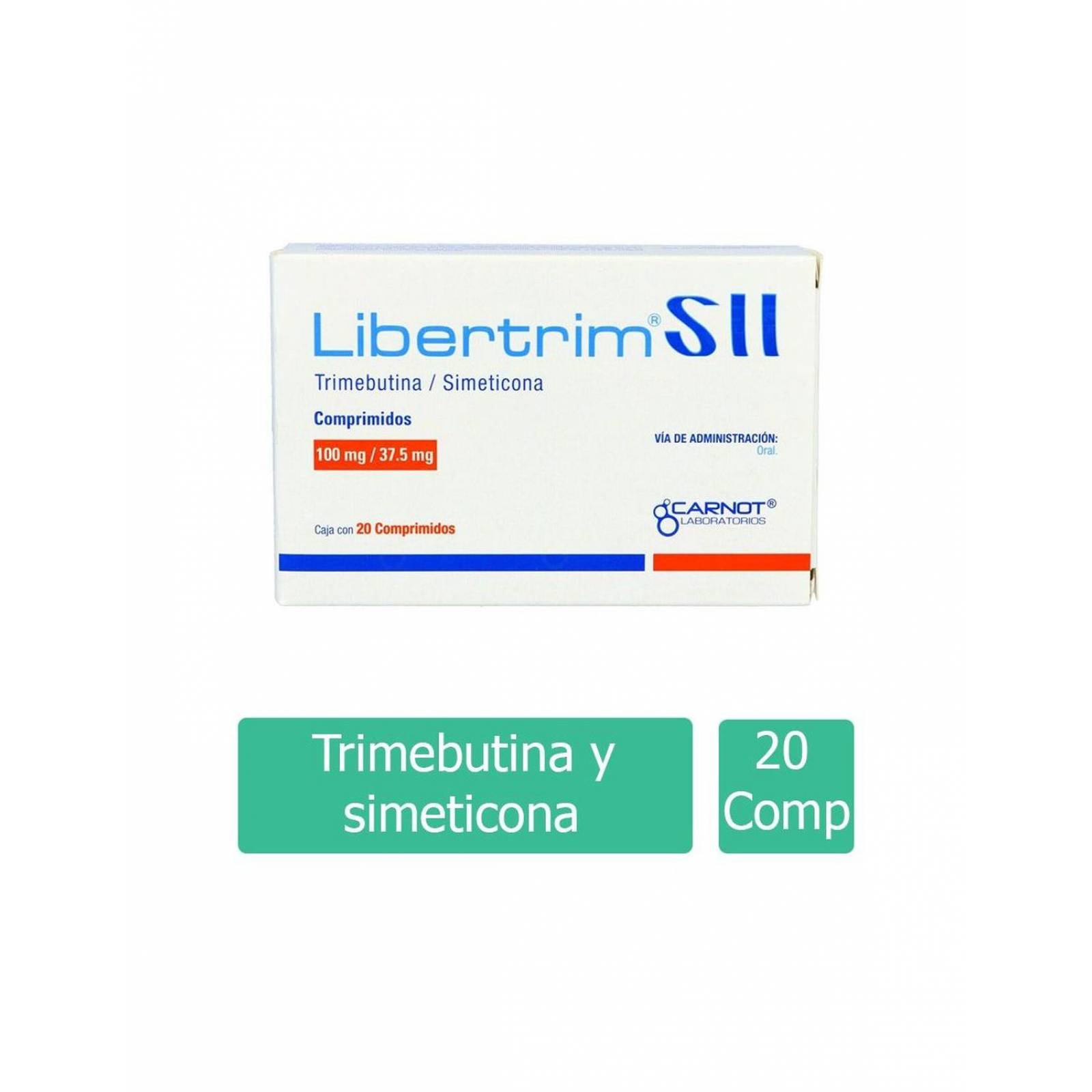 Libertrim SII 100 mg / 37.5 mg Caja Con 20 Comprimidos 