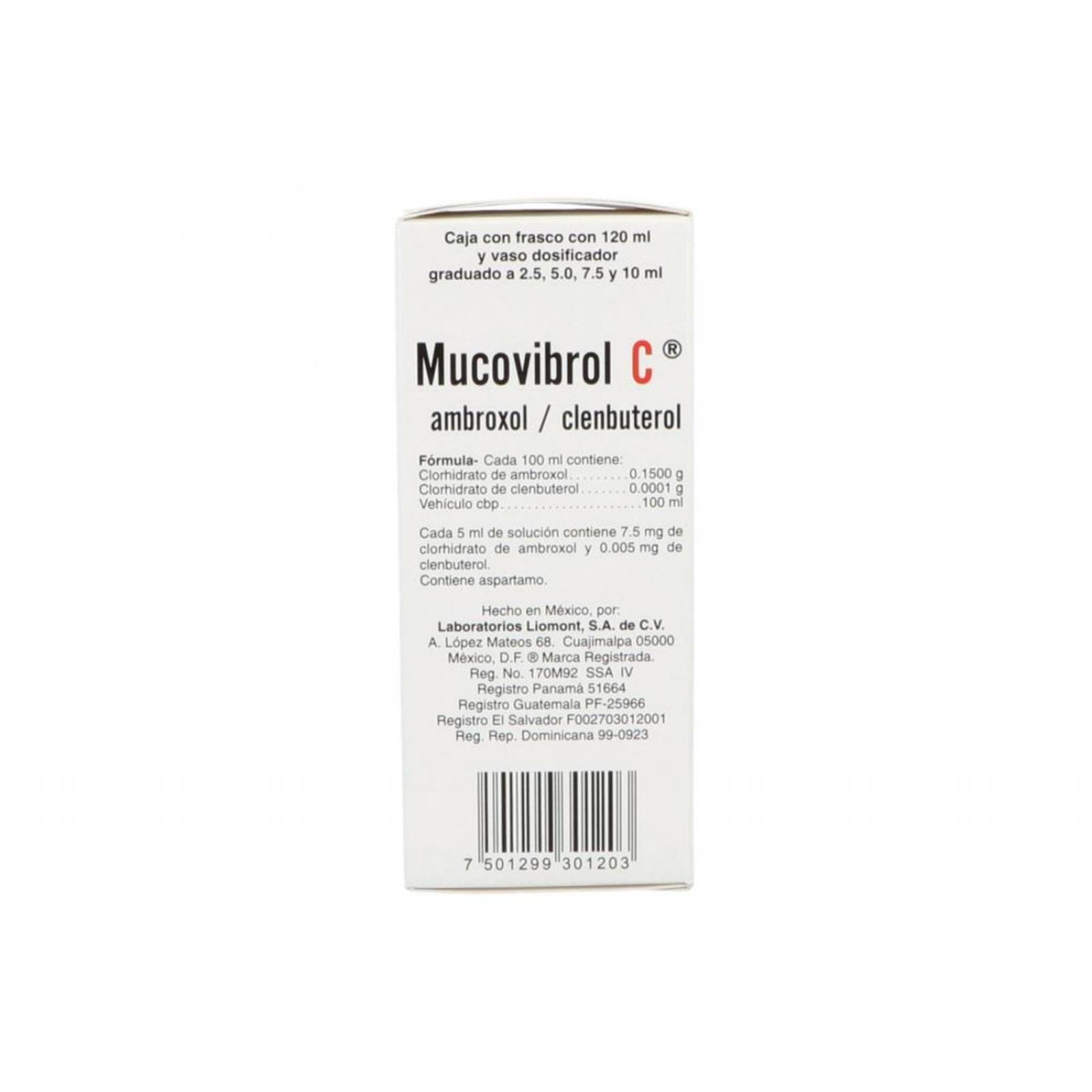 Mucovibrol C Solución Frasco Con 120 mL 