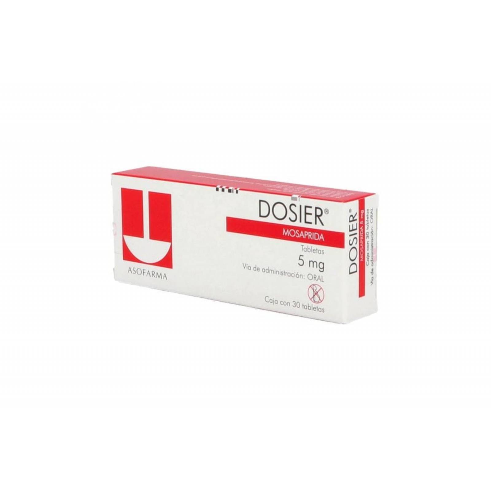 Dosier 5 mg Caja Con 30 Comprimidos 