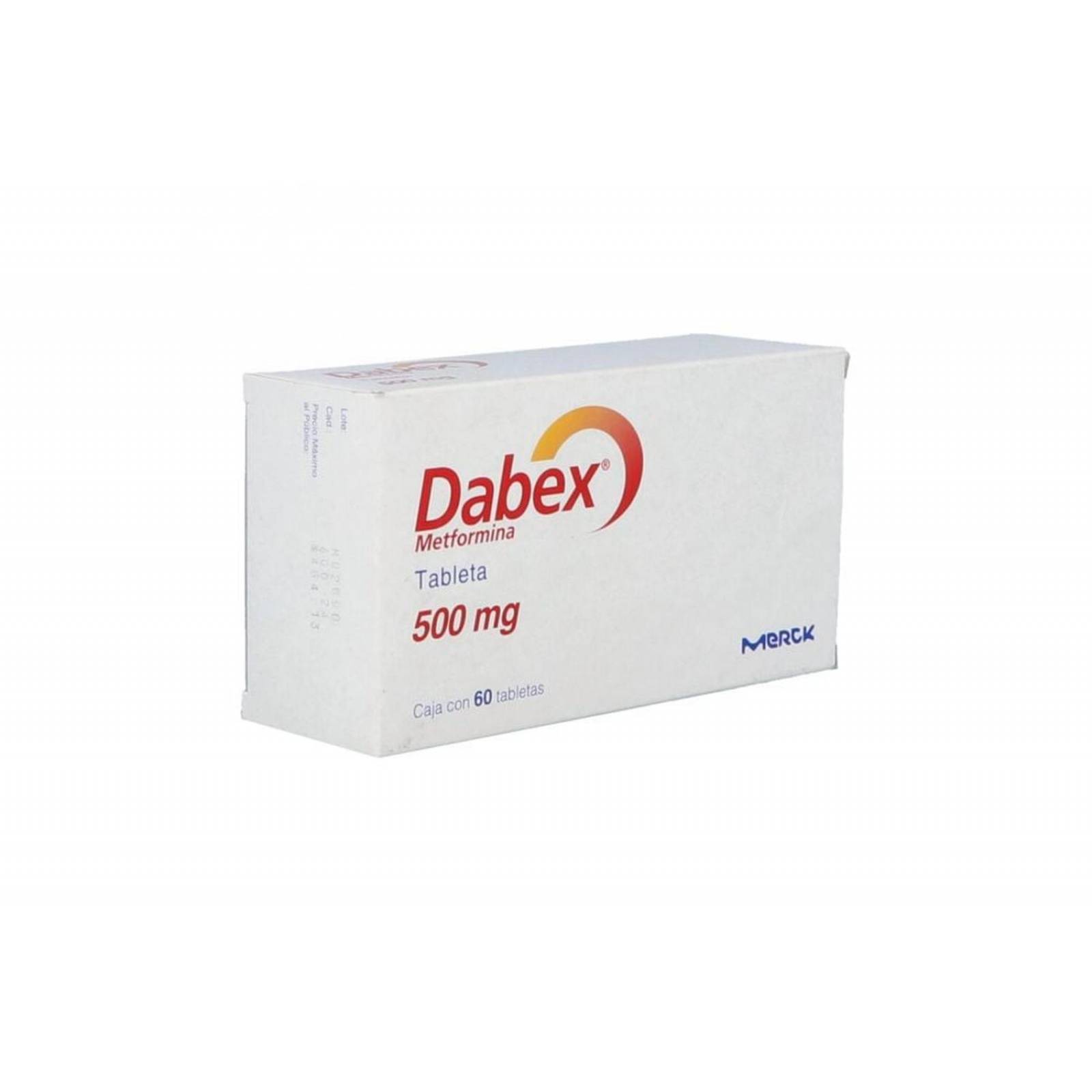 Dabex 500 mg Caja Con 60 Tabletas 