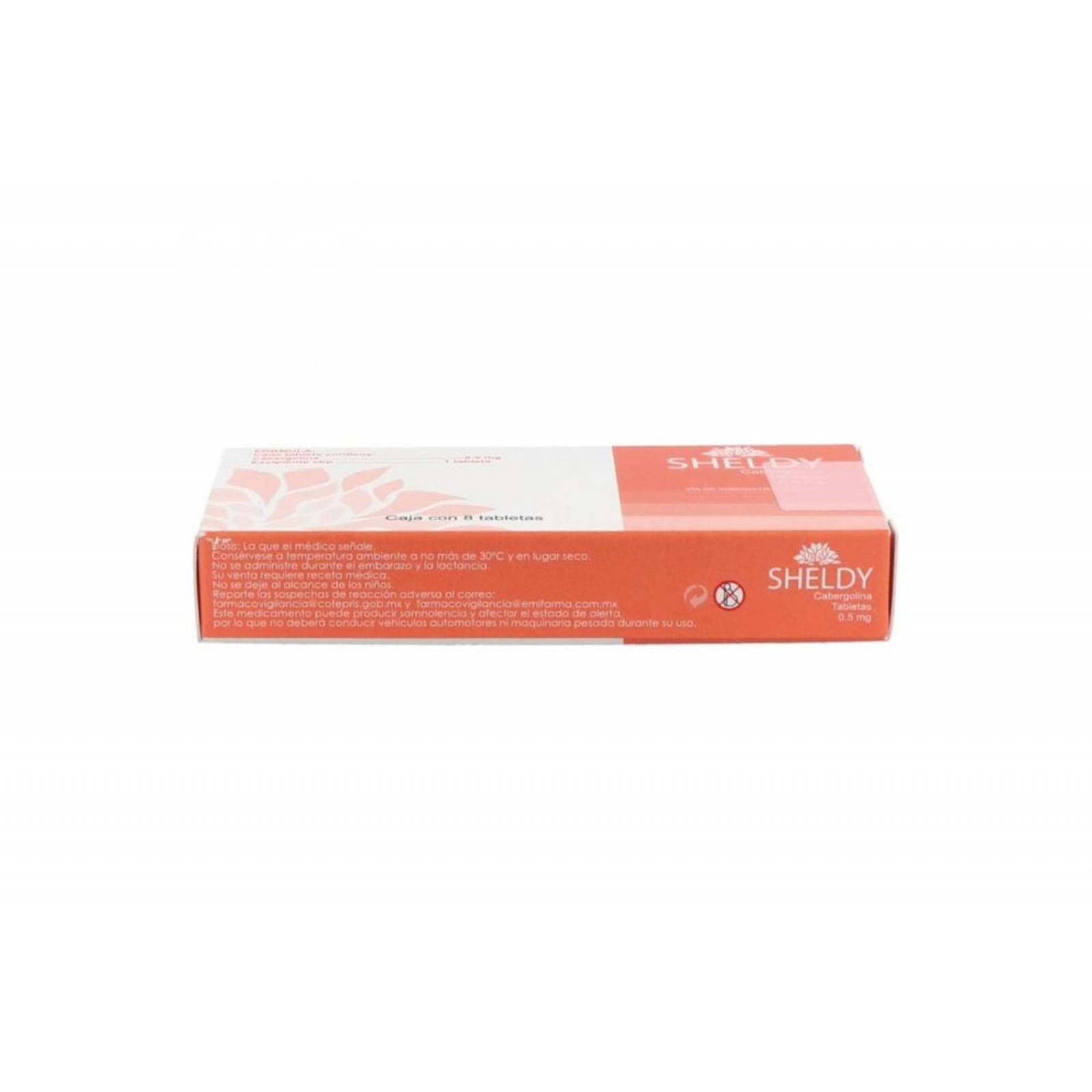 Sheldy 0.5 mg Caja Con 8 Tabletas 