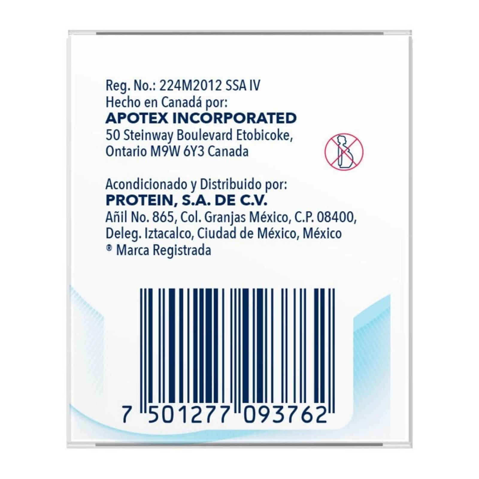 Clopidogrel 75 mg Caja Con Frasco Con 28 Tabletas 