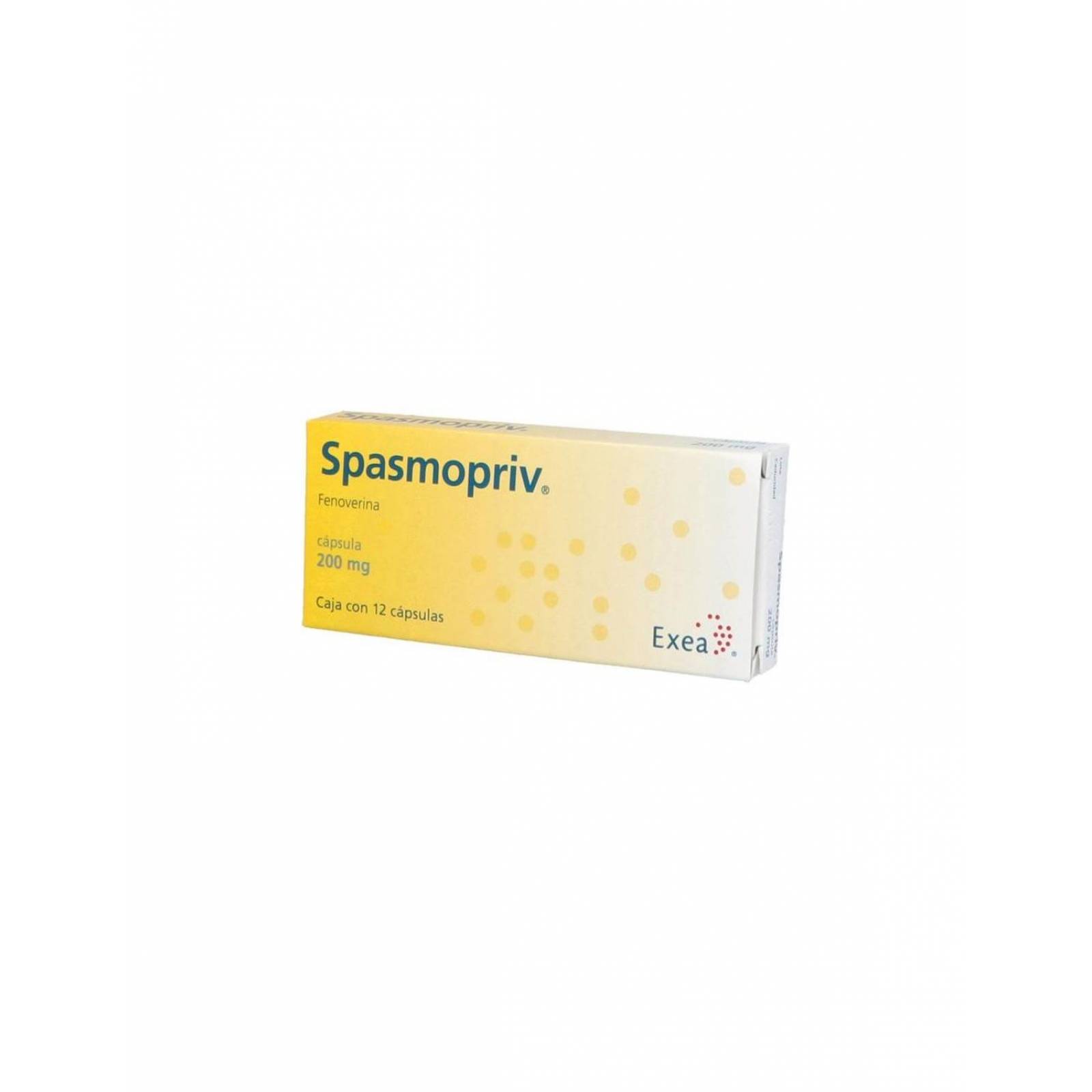 Spasmopriv 200 mg Caja Con 12 Cápsulas 