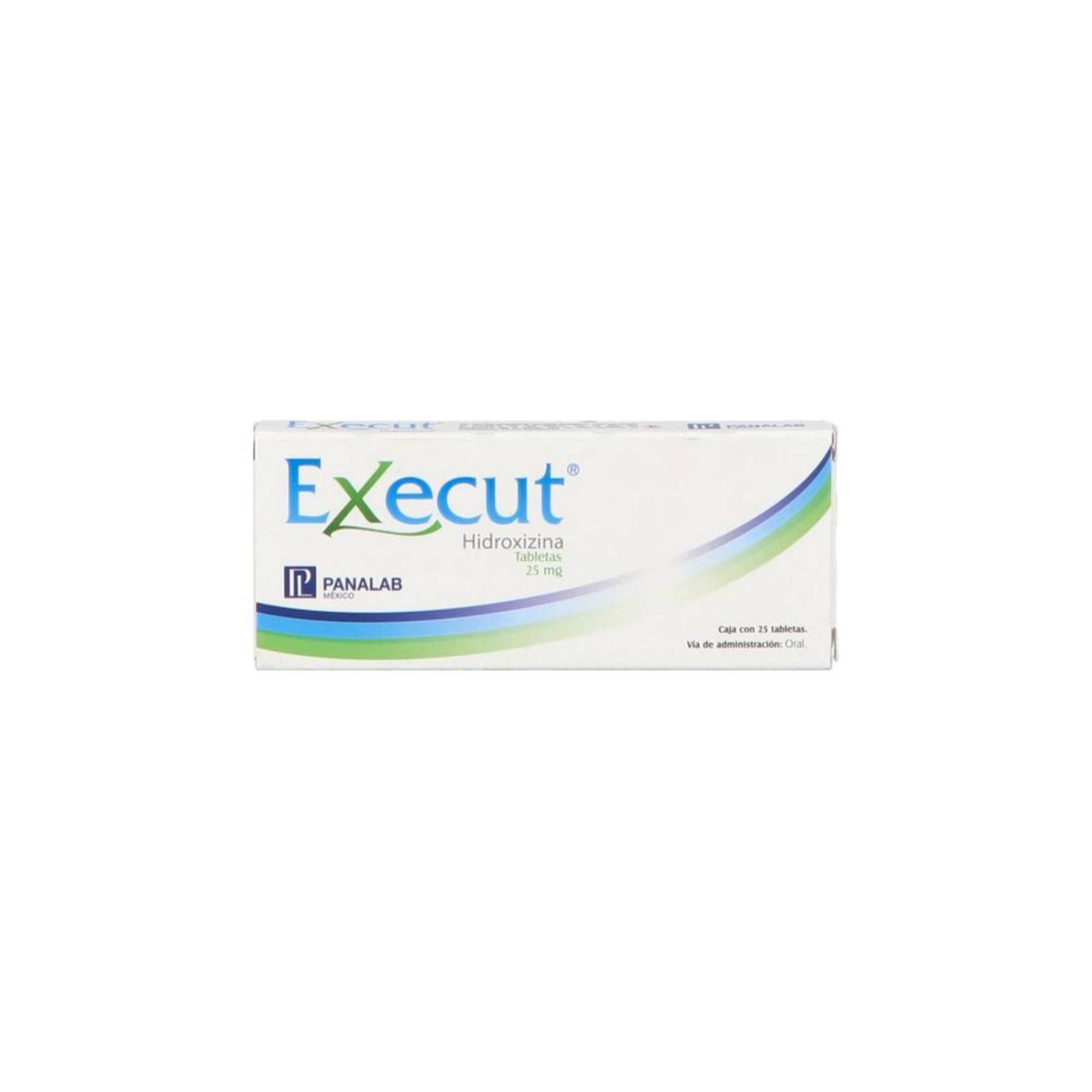 Execut 25 mg Caja Con 25 Tabletas 