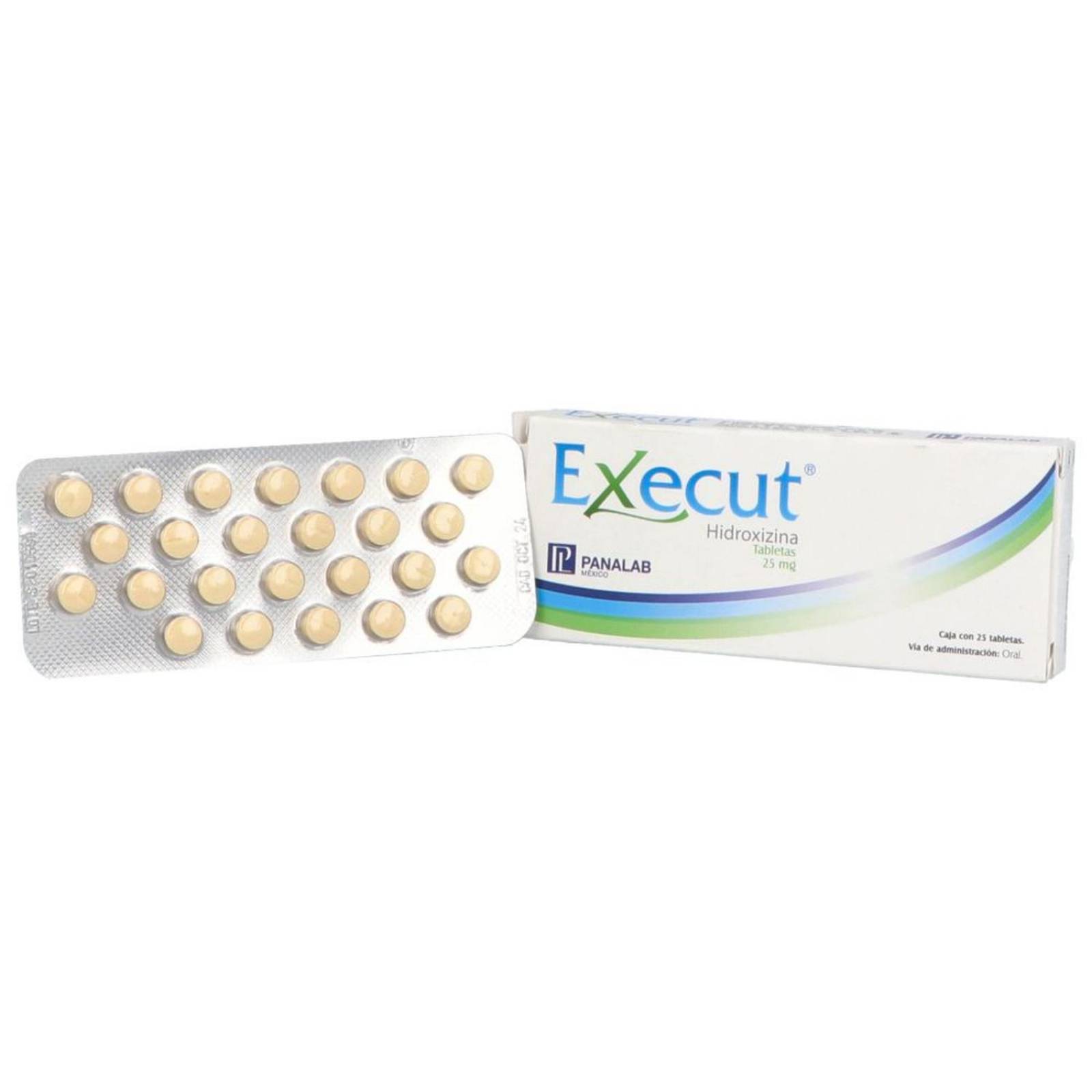 Execut 25 mg Caja Con 25 Tabletas 