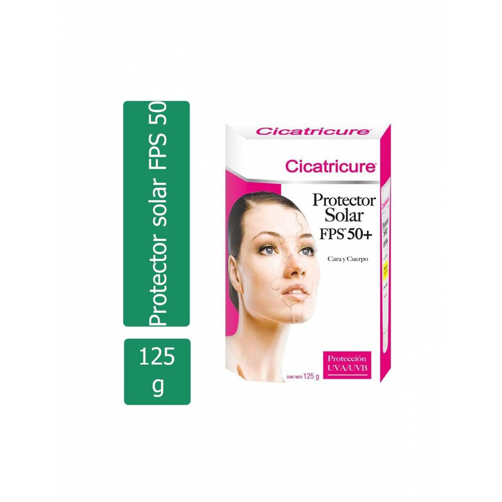 Crema Cicatricure Protector Solar FPS 50 Caja Con tubo de 125 mL 