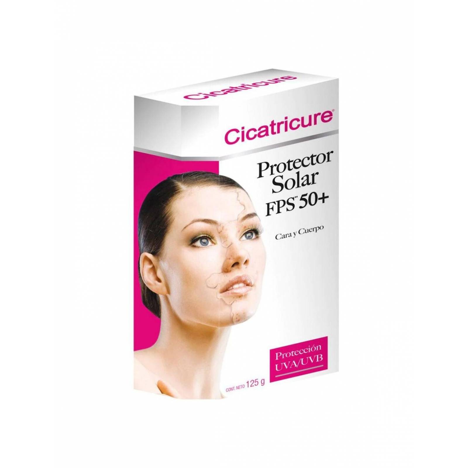 Crema Cicatricure Protector Solar FPS 50 Caja Con tubo de 125 mL 