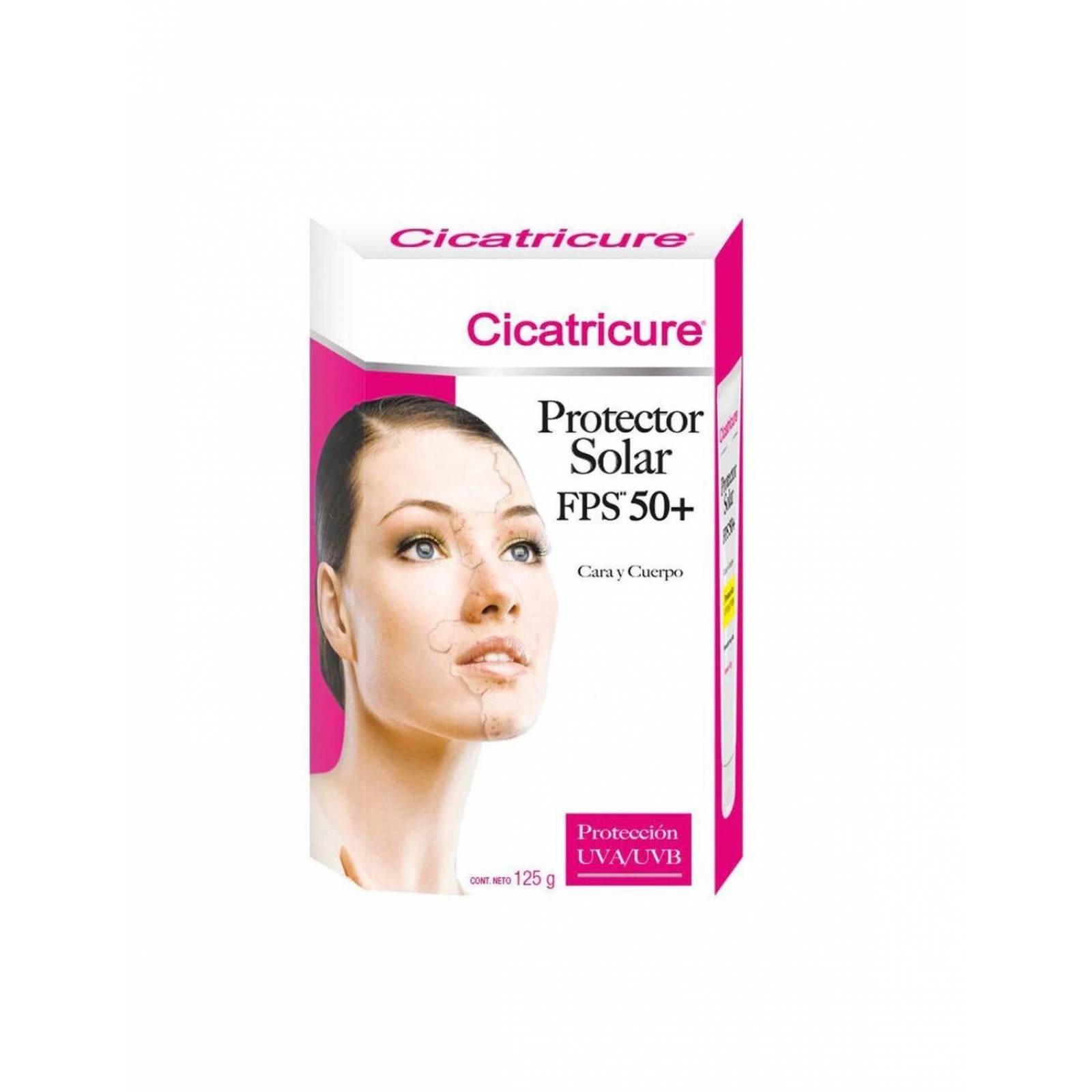 Crema Cicatricure Protector Solar FPS 50 Caja Con tubo de 125 mL 