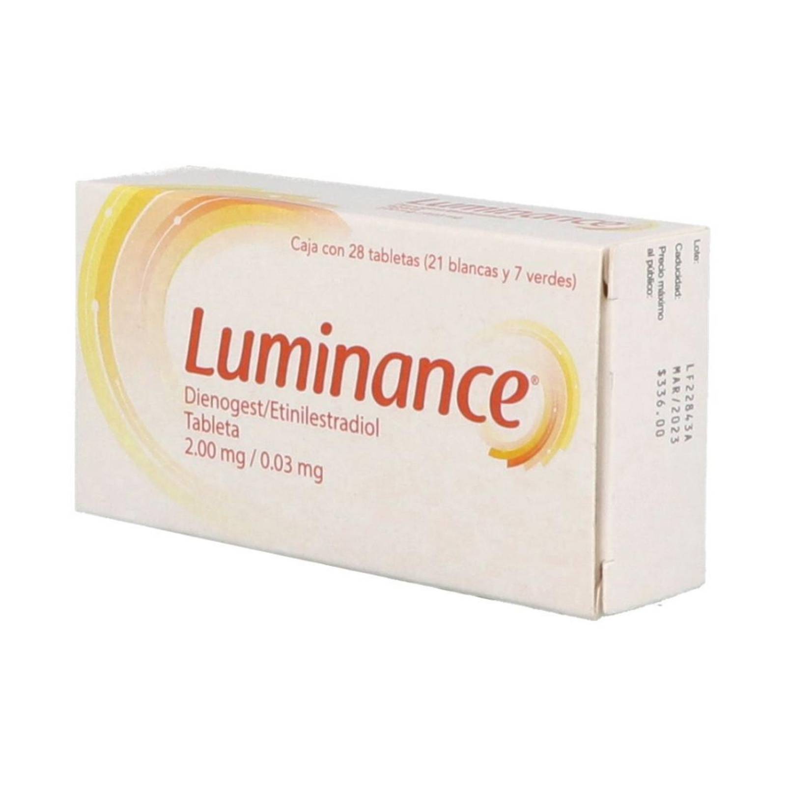 Luminance 2.00 mg/0.03 mg Caja Con 28 Comprimidos 