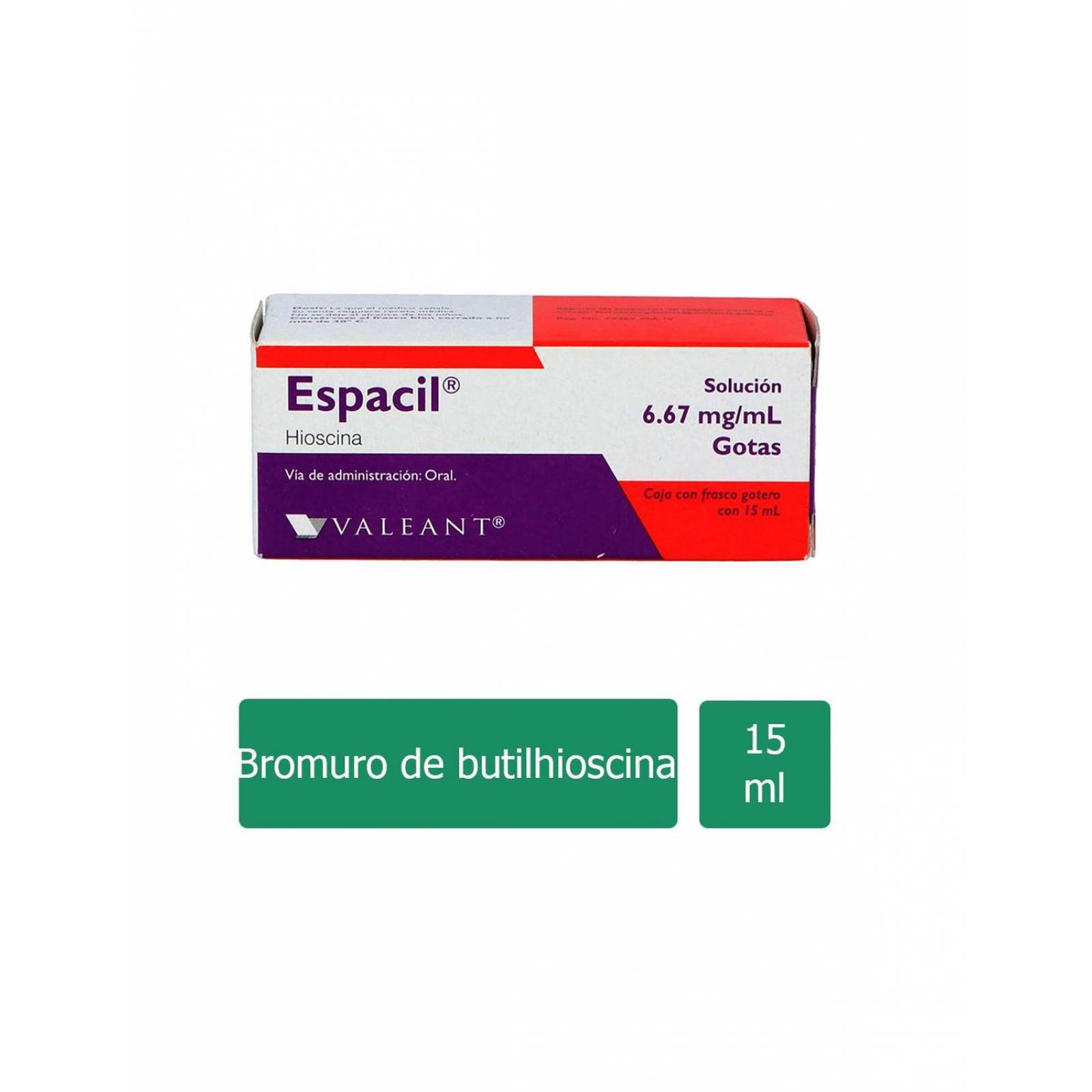 Espacil 6.67 mg Solución En Frasco Gotero Con 15 mL 