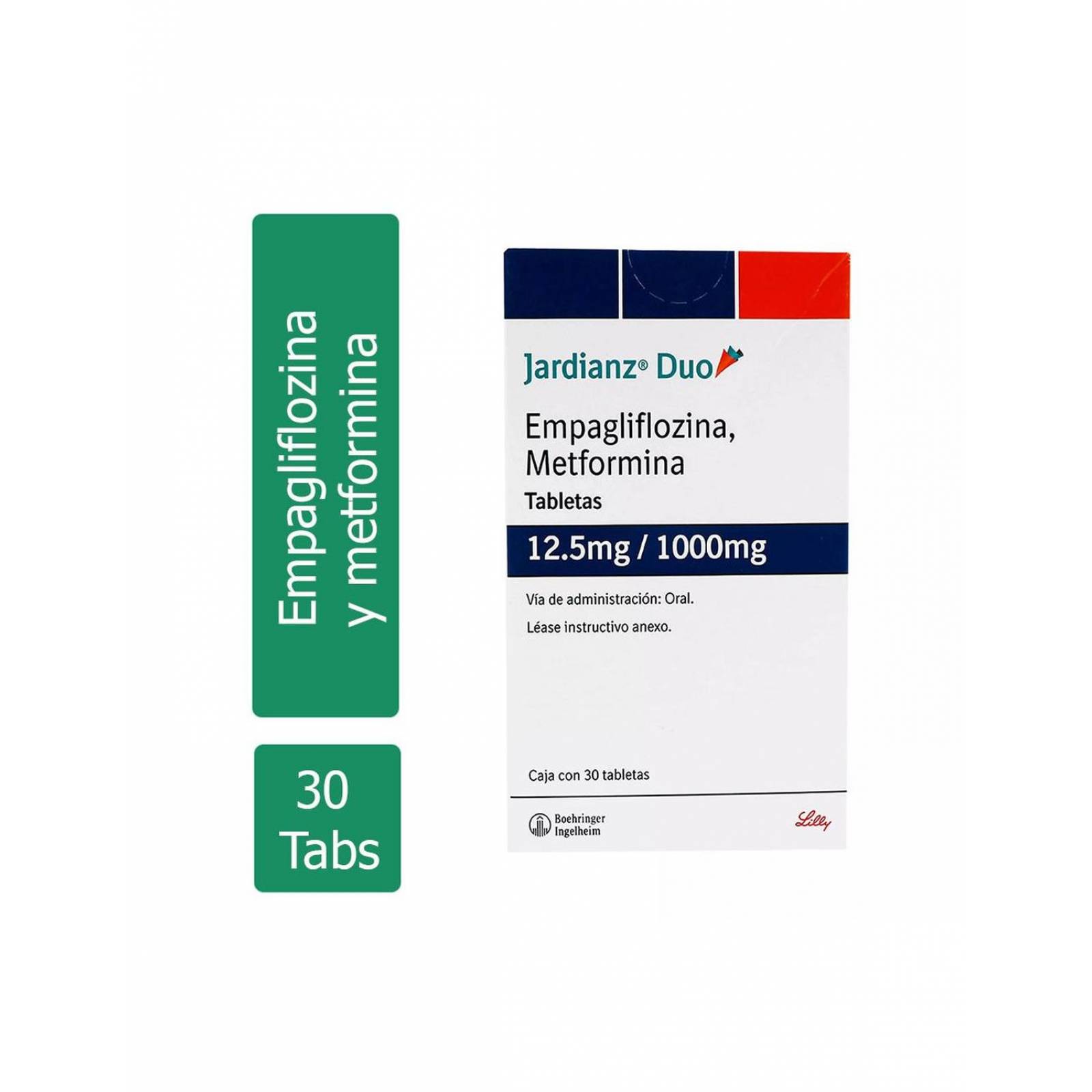 Jardianz Duo 12.5 mg / 1000 mg Caja Con 30 Tabletas 