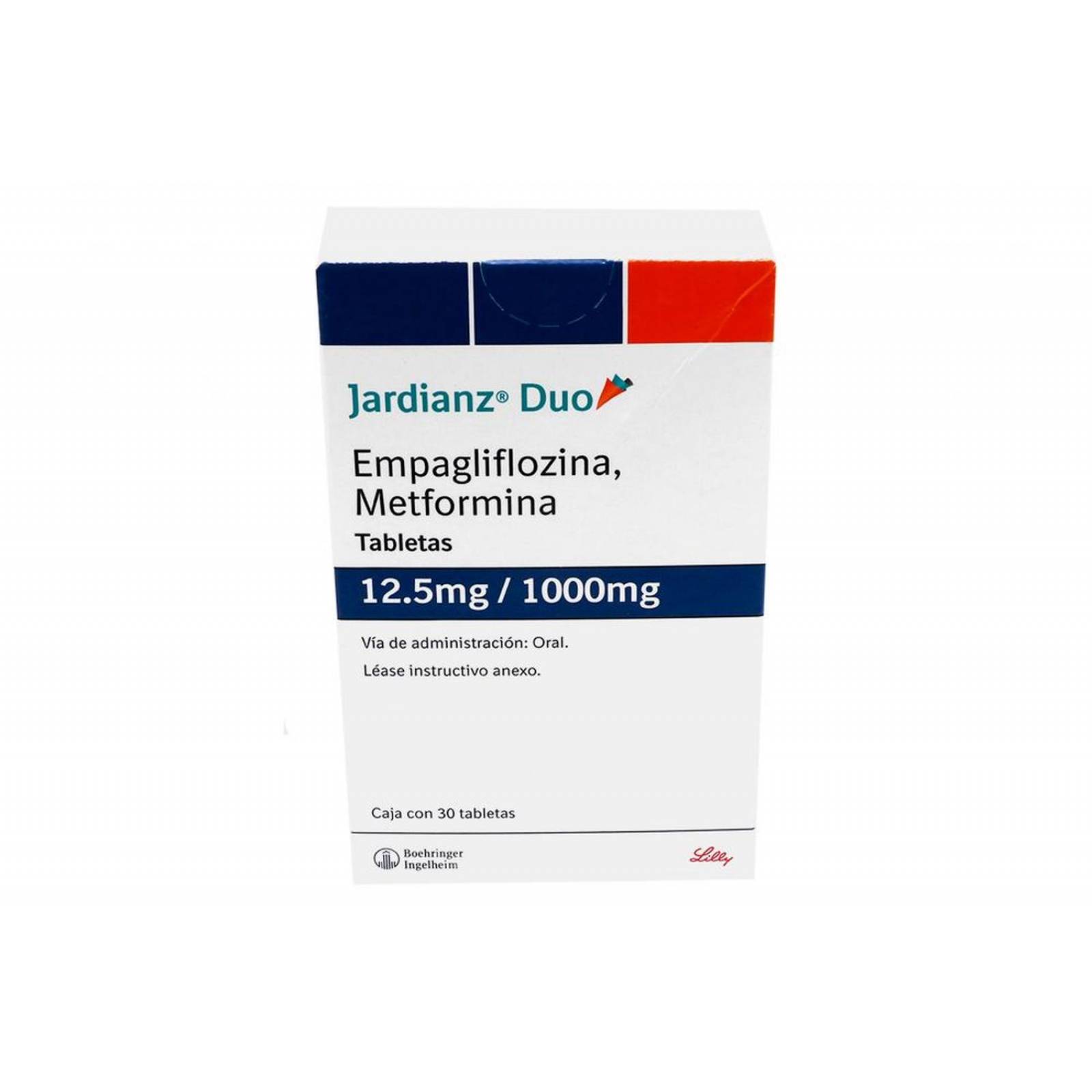 Jardianz Duo 12.5 mg / 1000 mg Caja Con 30 Tabletas 
