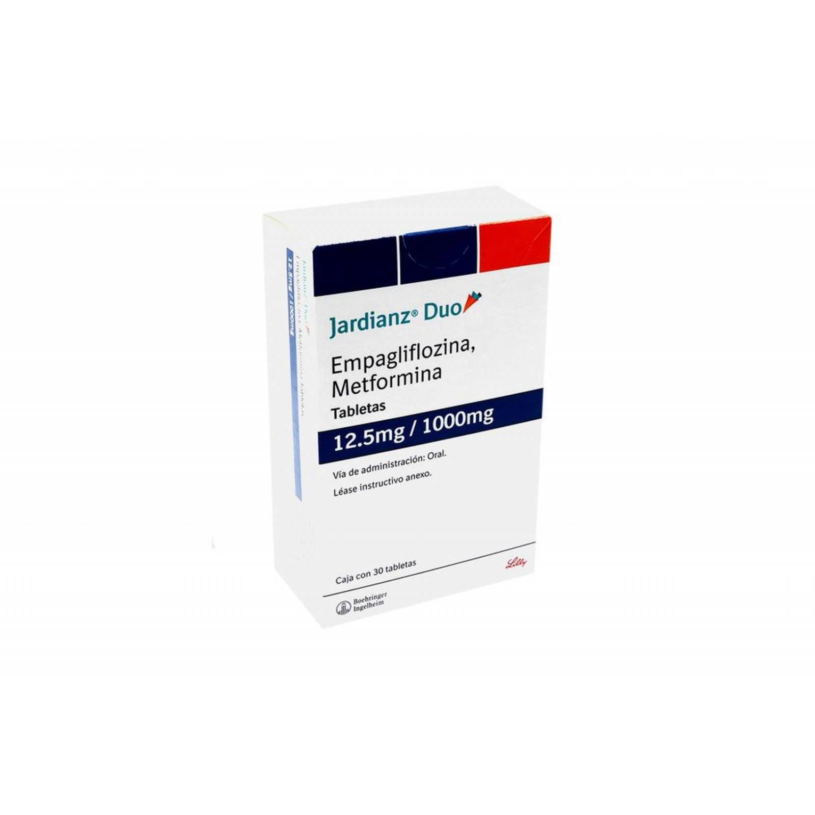 Jardianz Duo 12.5 mg / 1000 mg Caja Con 30 Tabletas 