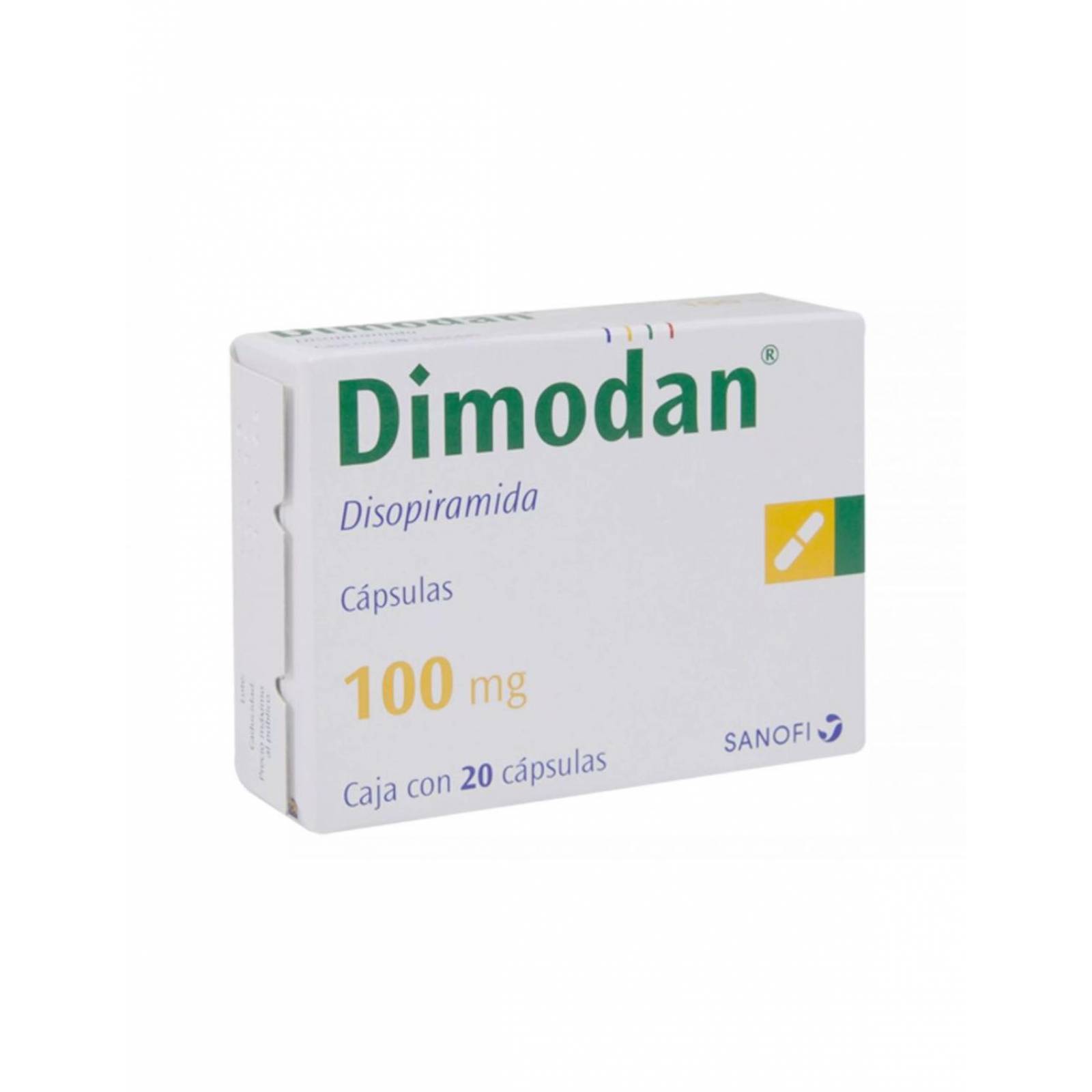 Dimodan 100 mg Caja Con 20 Cápsulas 