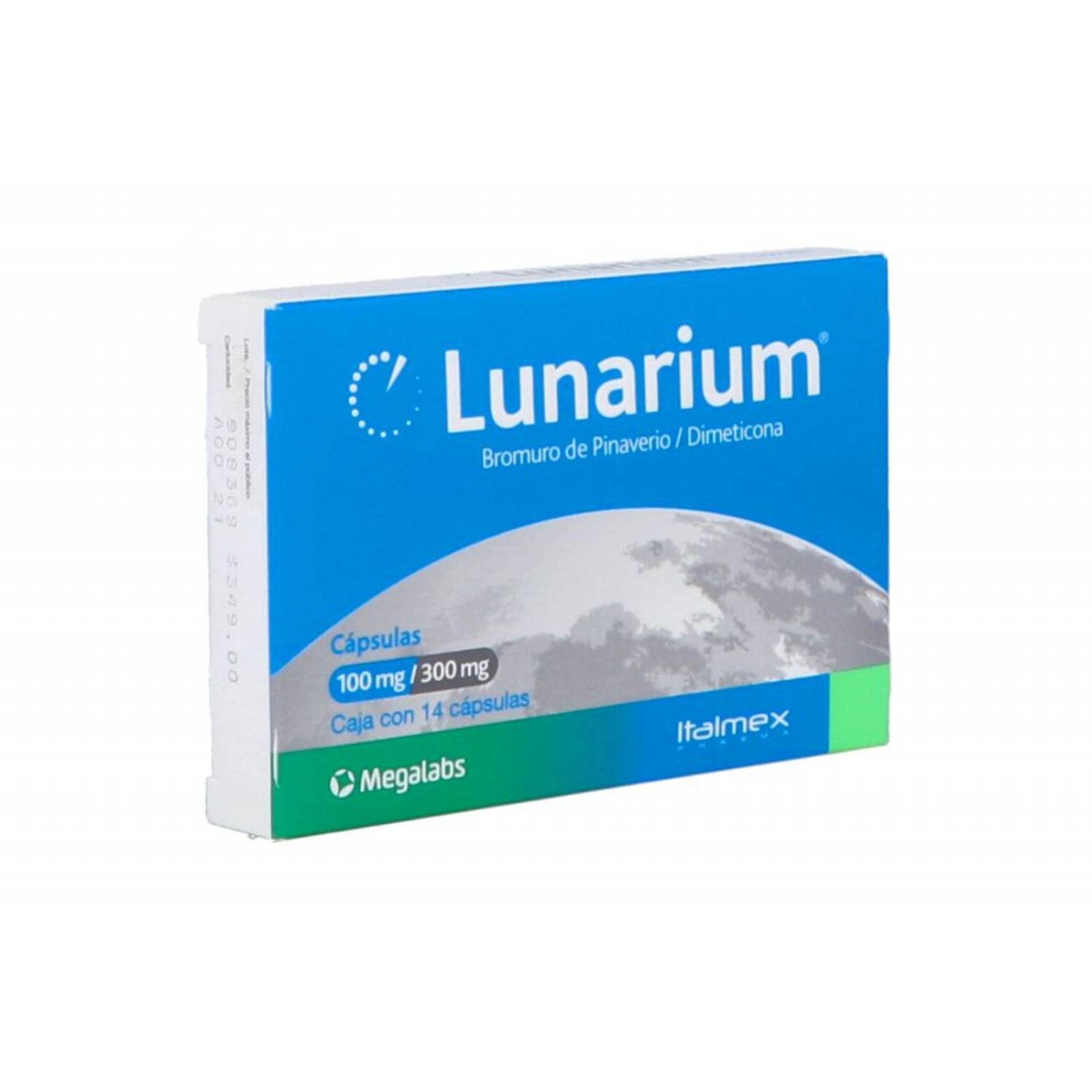 Lunarium 100 / 300 mg Caja Con 14 Cápsulas 