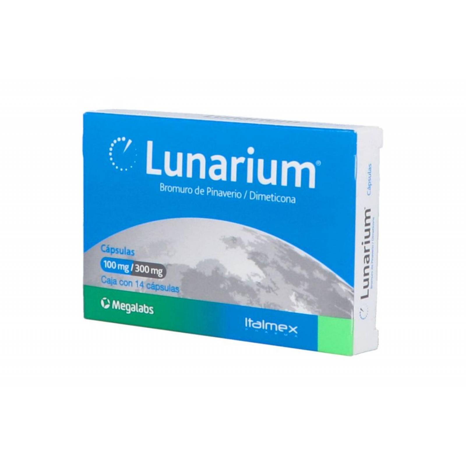 Lunarium 100 / 300 mg Caja Con 14 Cápsulas 