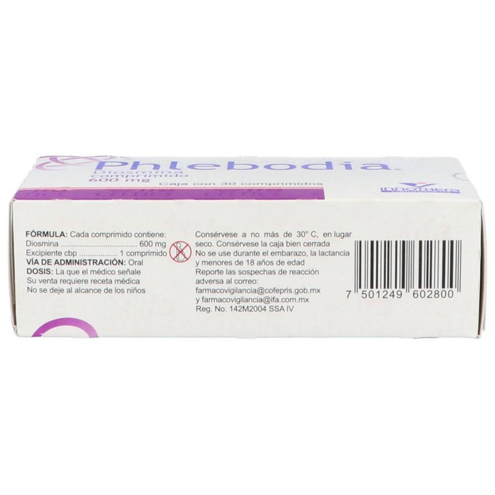 Phlebodia 600 mg Caja Con 30 Comprimidos 