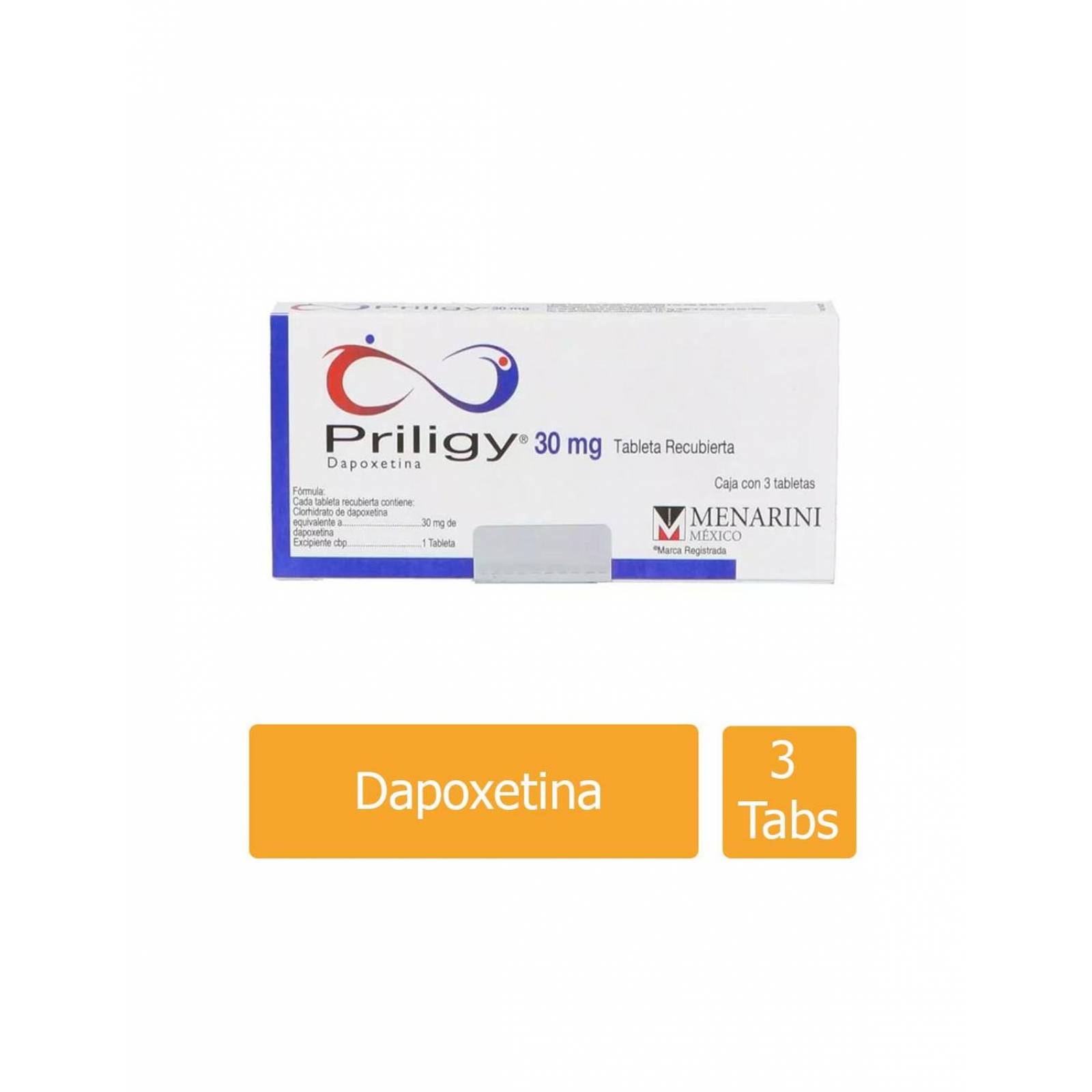 Priligy 30 mg Caja Con 3 Tabletas 