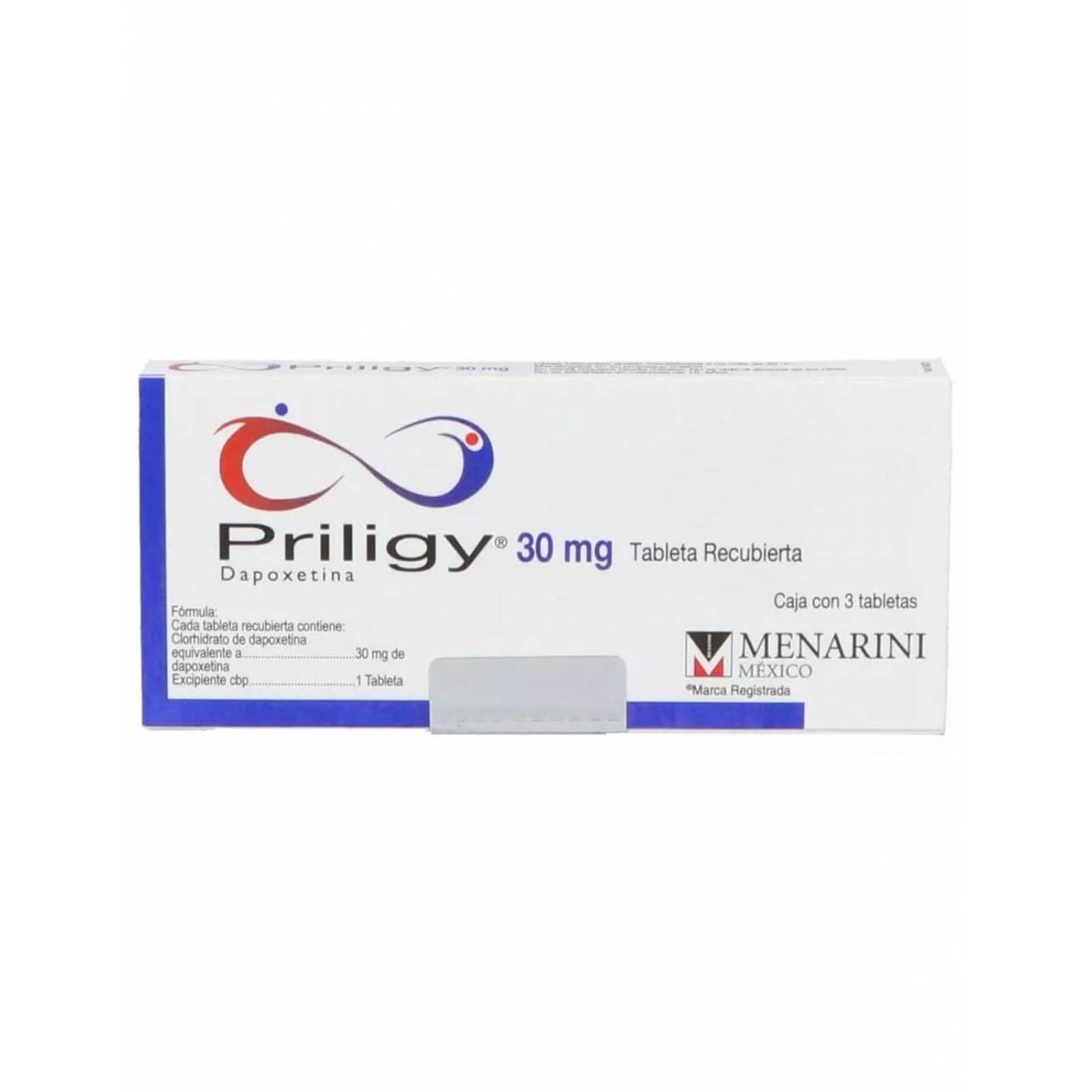 Priligy 30 mg Caja Con 3 Tabletas 