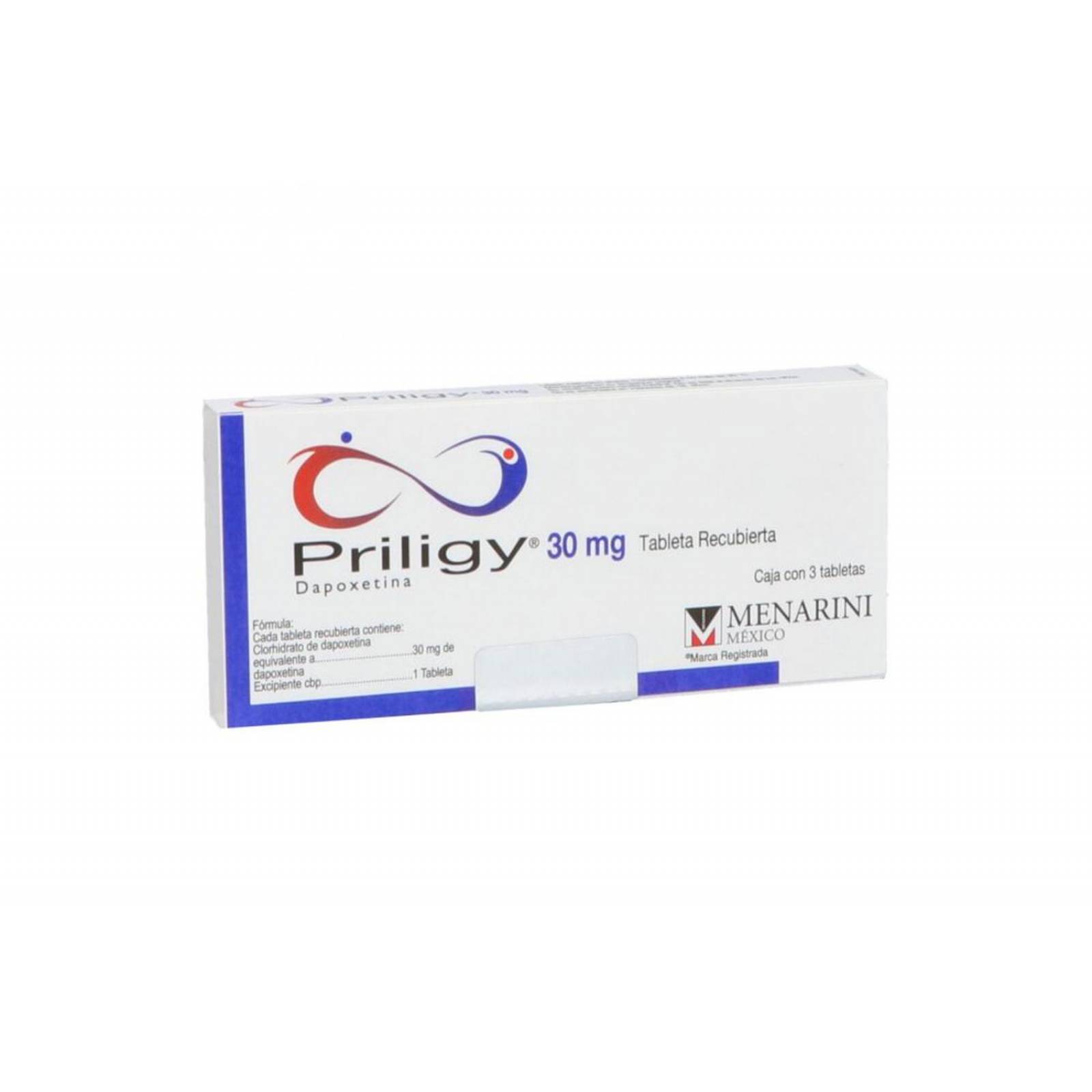 Priligy 30 mg Caja Con 3 Tabletas 