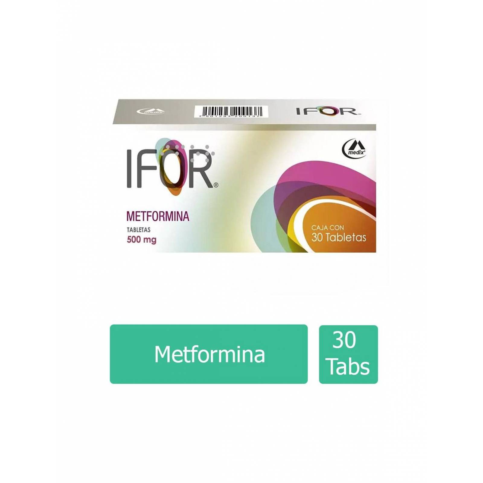 Ifor 500 mg Caja Con 30 Tabletas 