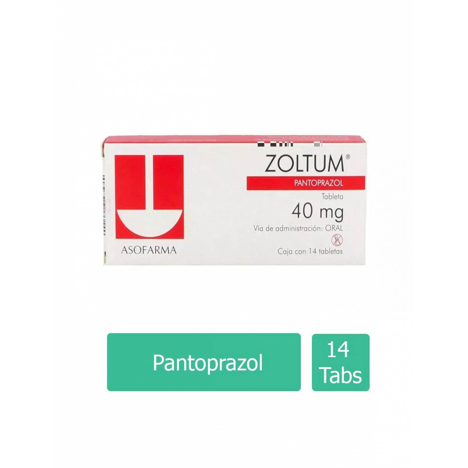 Zoltum 40 mg Caja Con 14 Comprimidos 