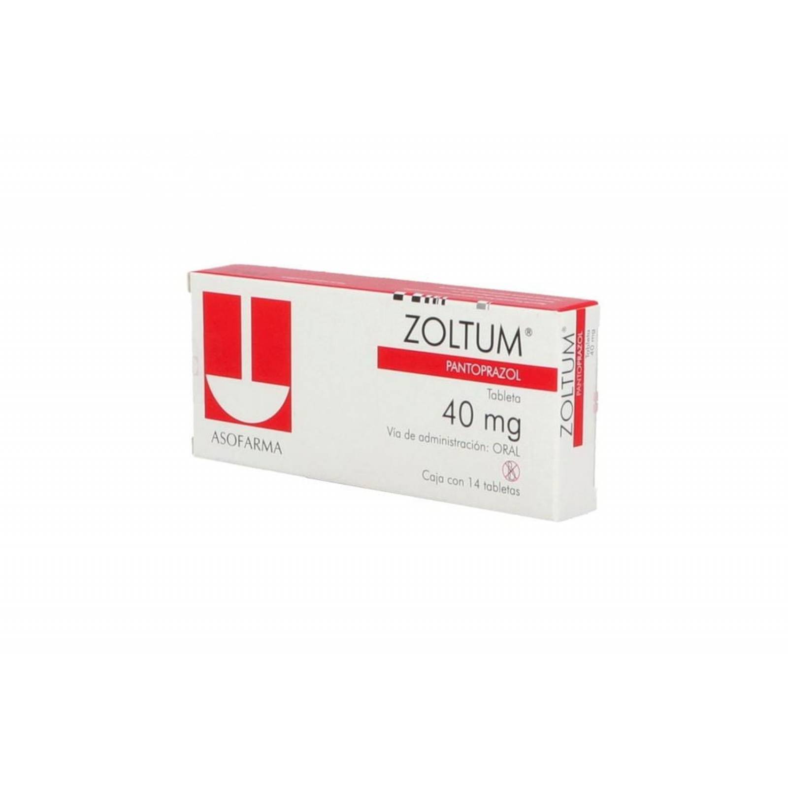 Zoltum 40 mg Caja Con 14 Comprimidos 