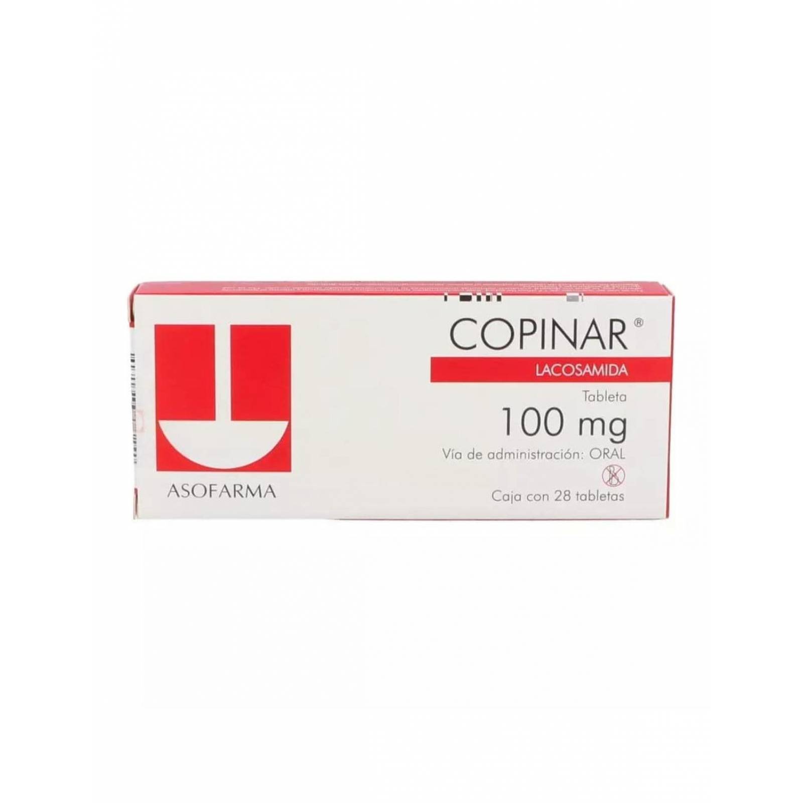 Copinar 100 mg Caja Con 28 Tabletas 