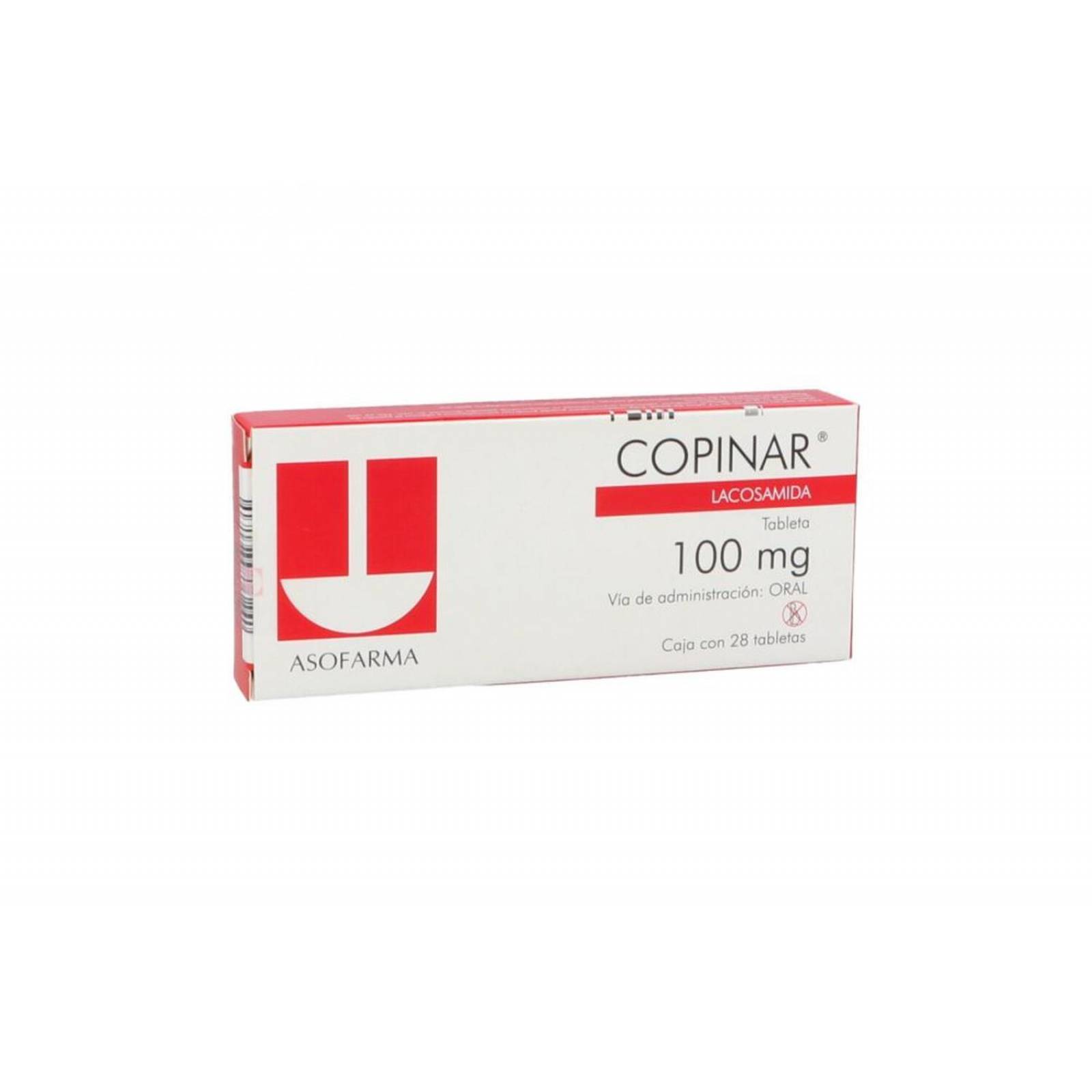 Copinar 100 mg Caja Con 28 Tabletas 