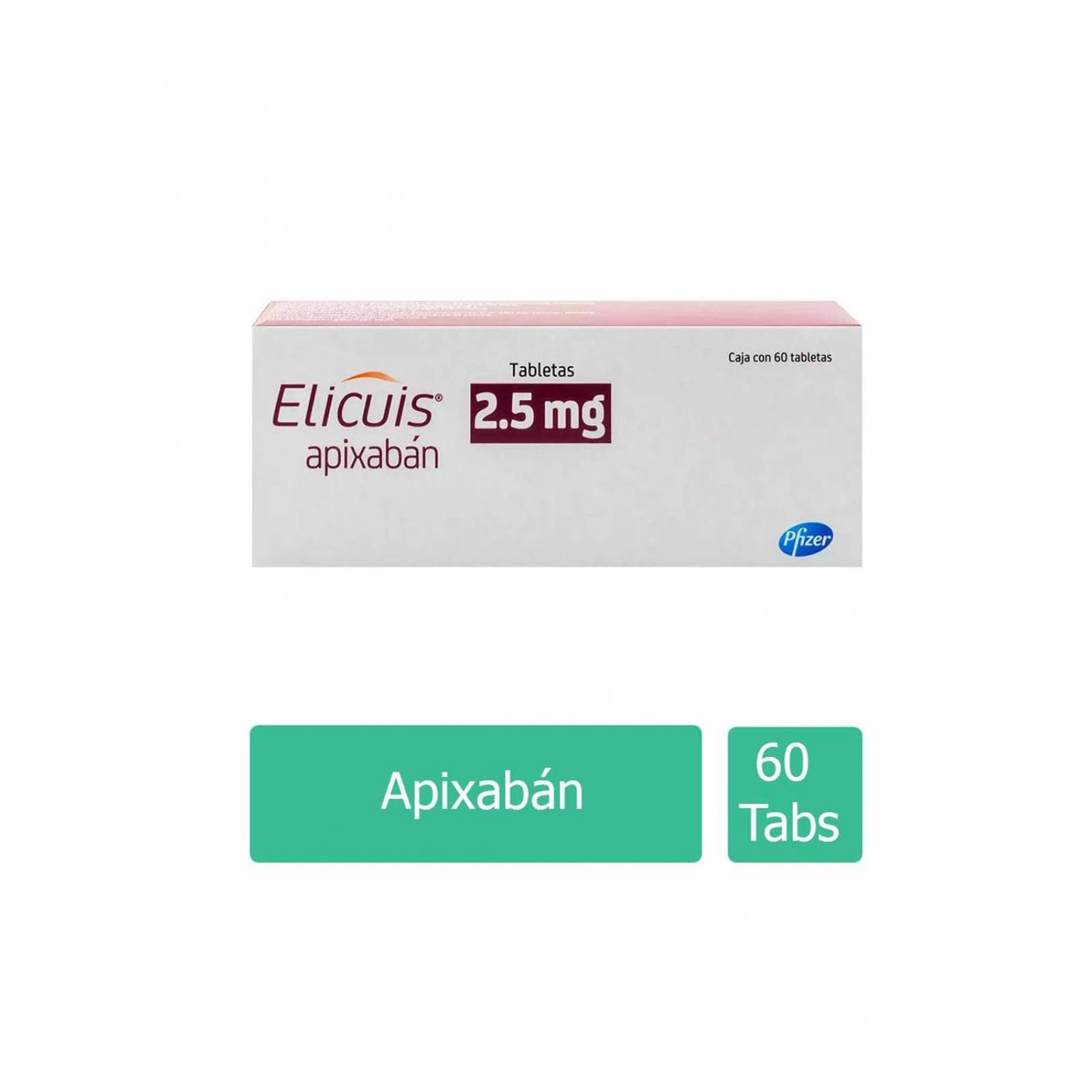 Elicuis 2.5 mg Caja Con 60 Tabletas - RX 