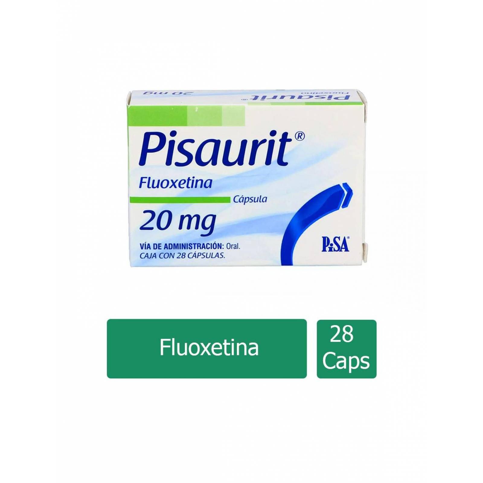 Pisaurit 20 mg Caja Con 28 Cápsulas 