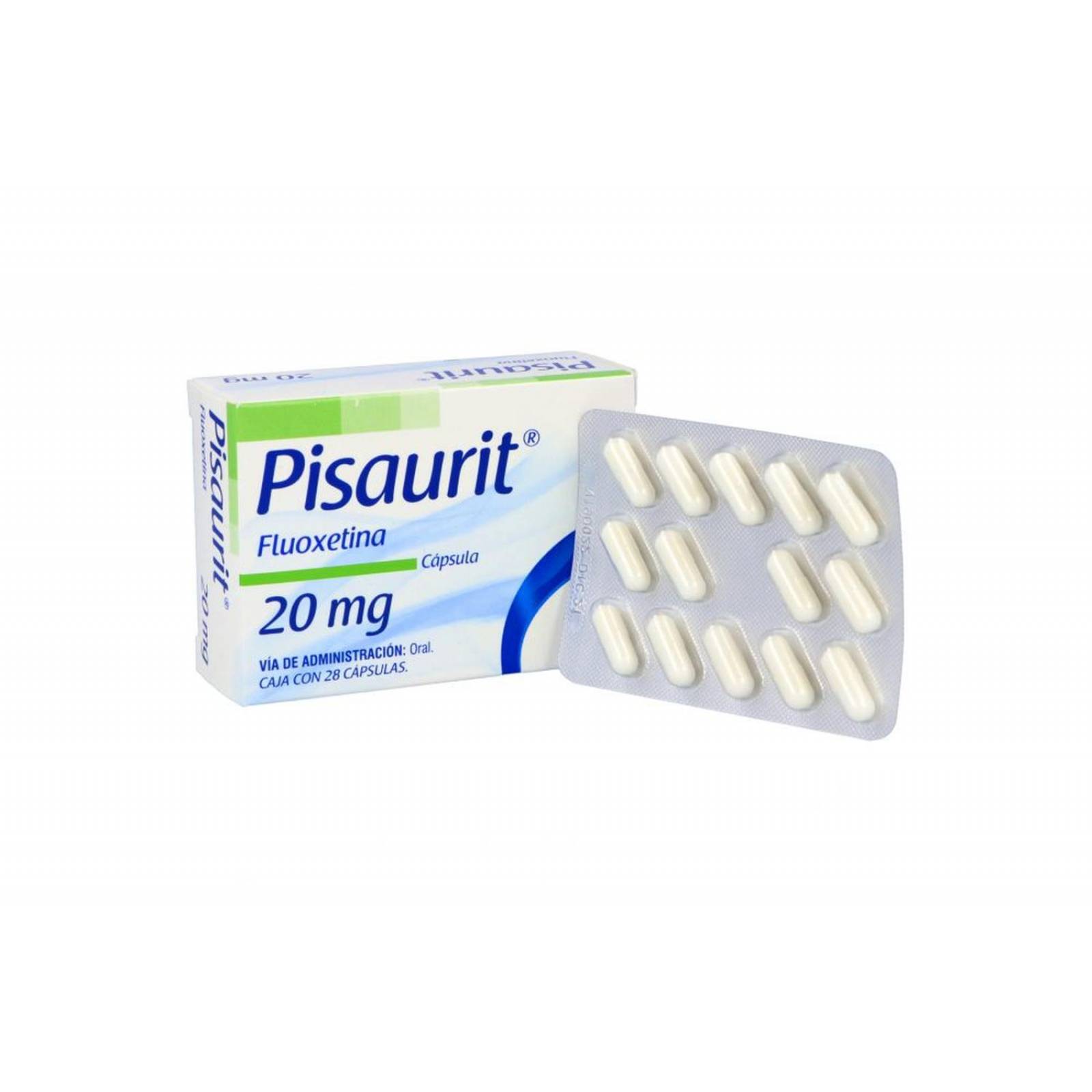 Pisaurit 20 mg Caja Con 28 Cápsulas 