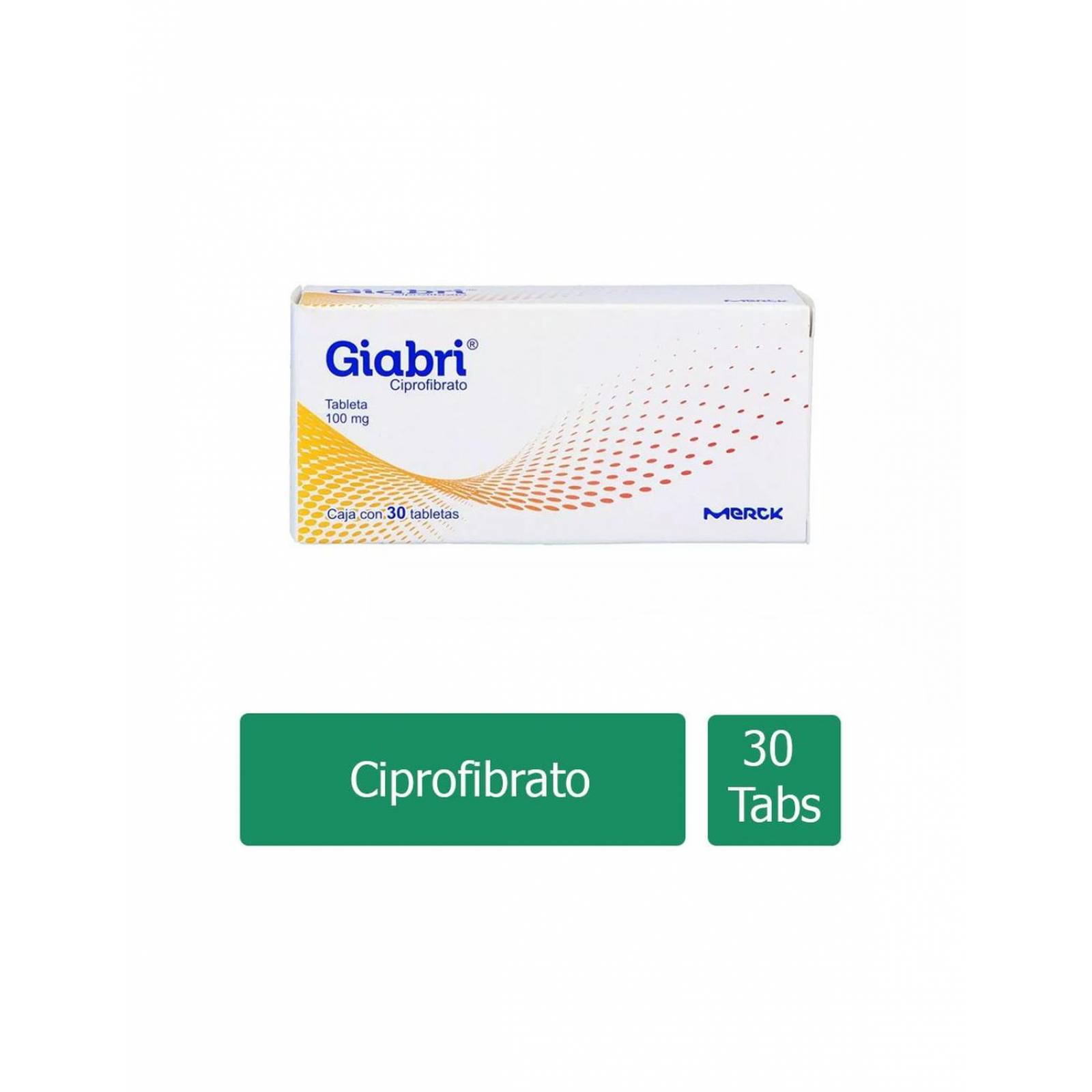 Giabri 100 mg Caja Con 30 Tabletas 