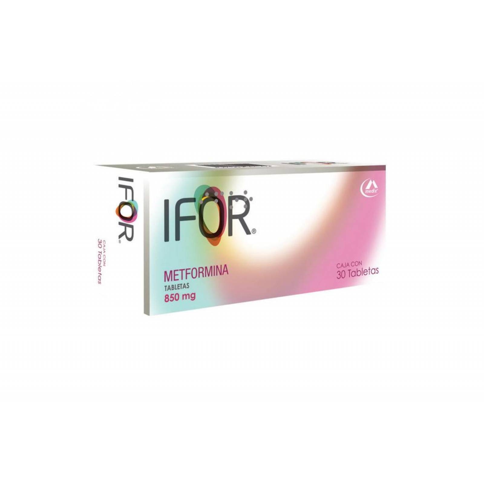 Ifor 850 mg Caja Con 30 Tabletas 