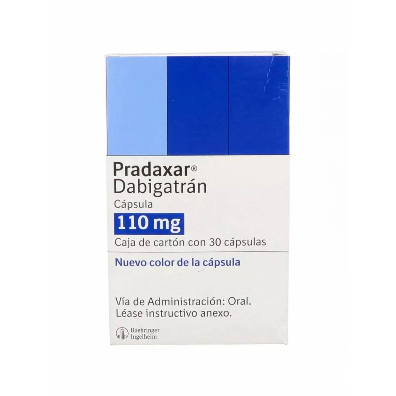 Pradaxar 110 mg Caja Con 30 Cápsulas - RX 