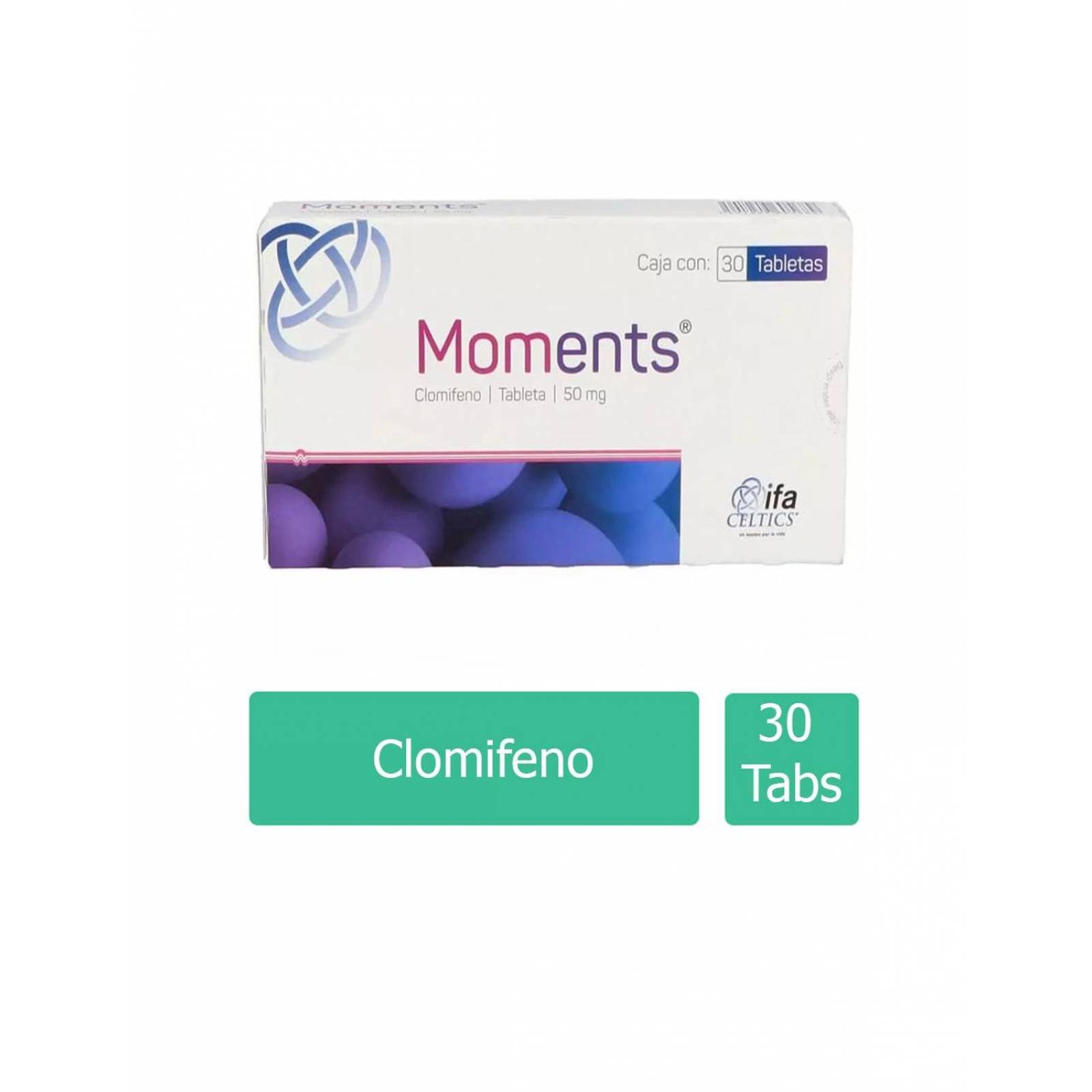 Moments 50 mg Caja con 30 Tabletas 