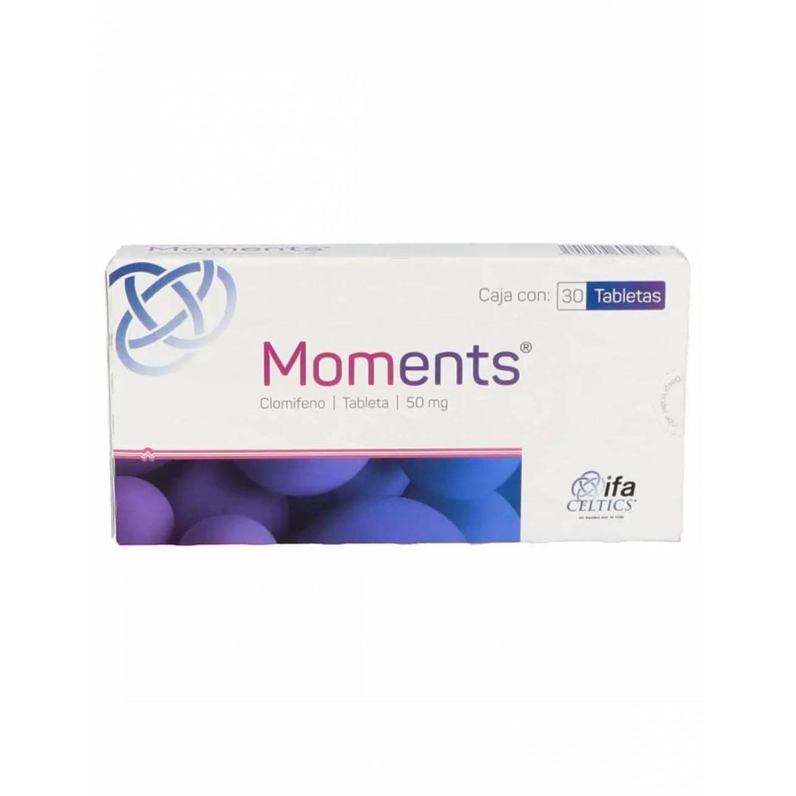 Moments 50 mg Caja con 30 Tabletas 
