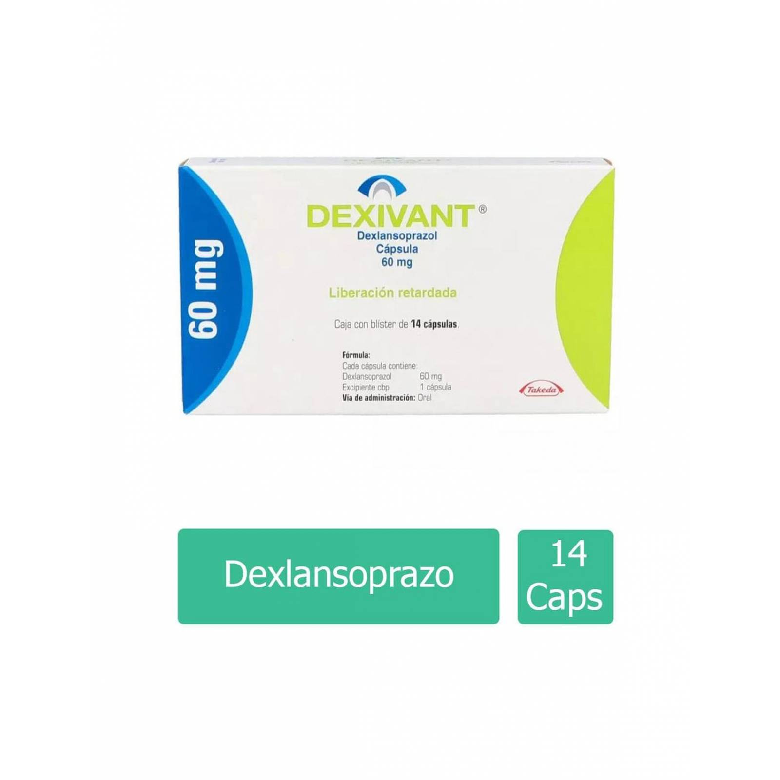 Dexivant 60 mg Caja Con 14 Cápsulas 