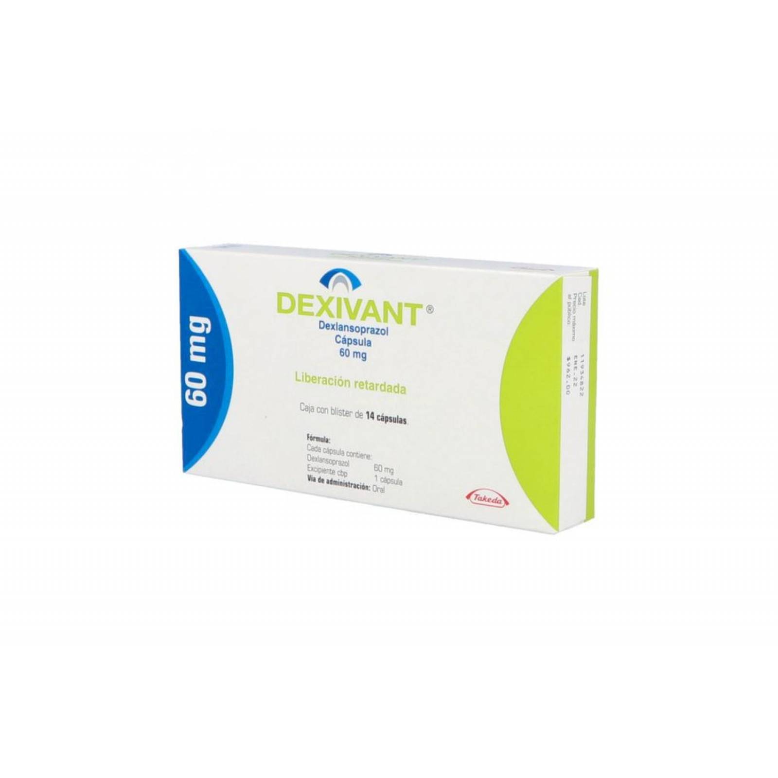 Dexivant 60 mg Caja Con 14 Cápsulas 