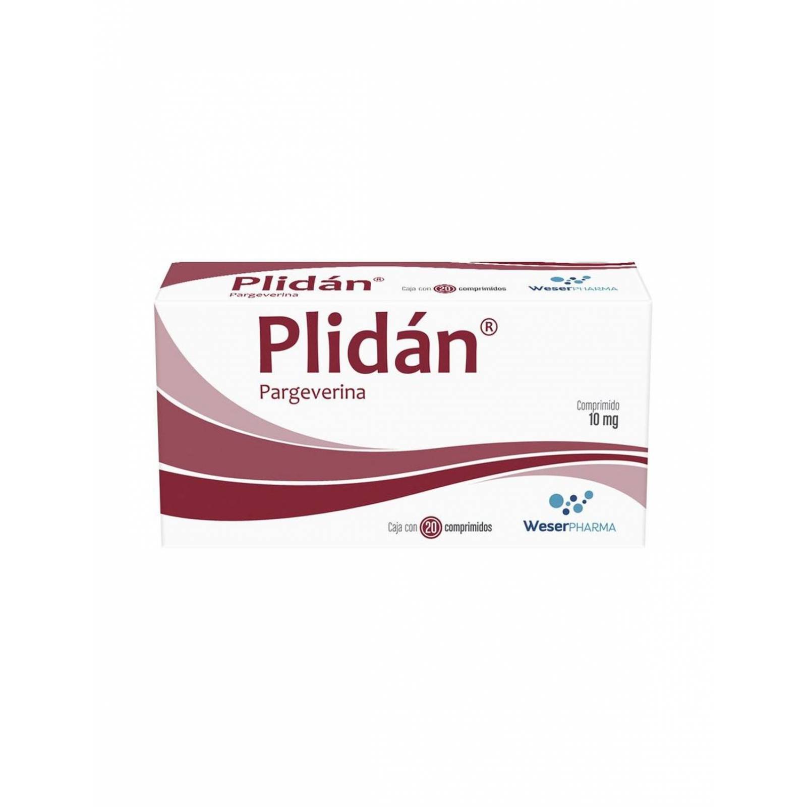 Plidán 10 mg Caja Con 20 Comprimidos 