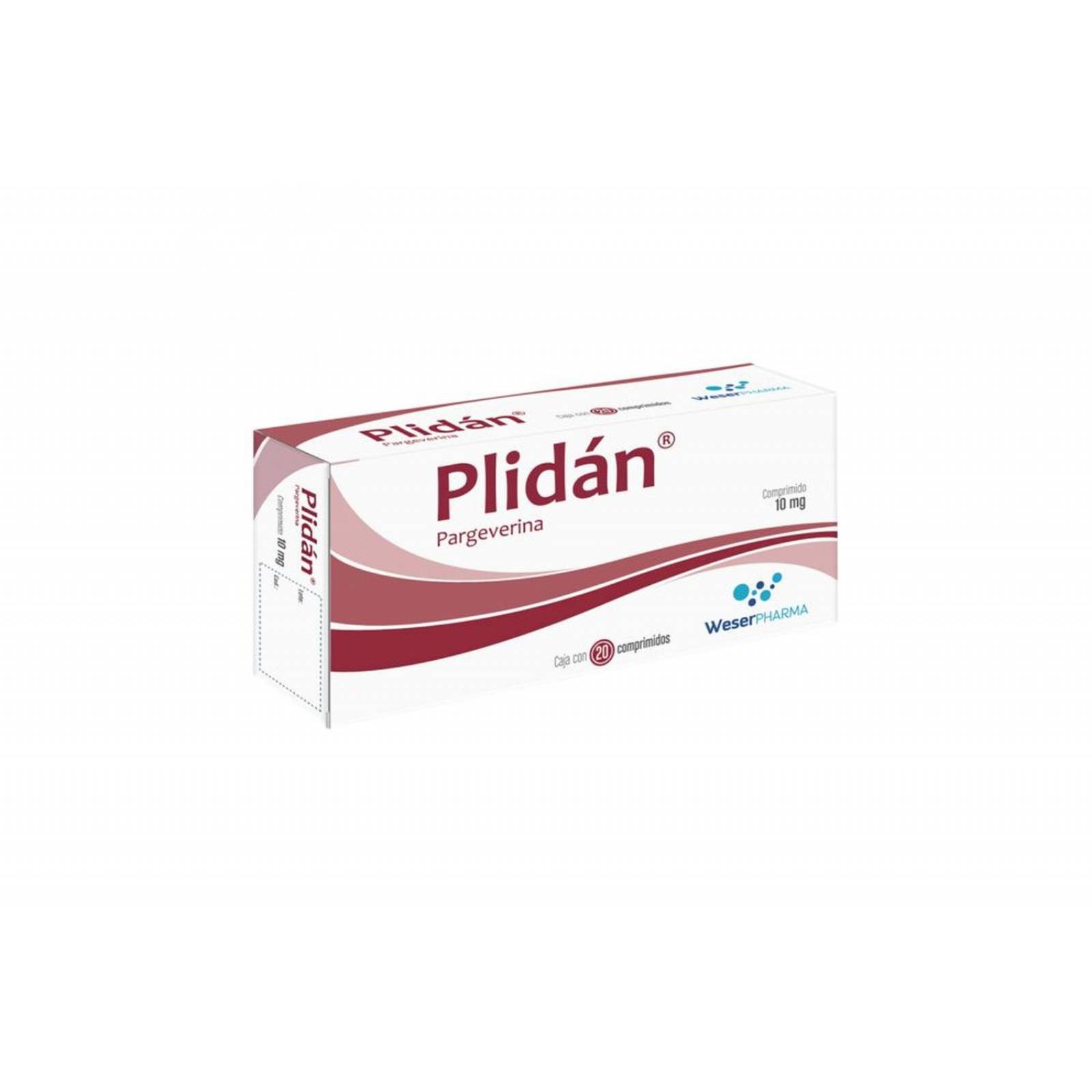 Plidán 10 mg Caja Con 20 Comprimidos 