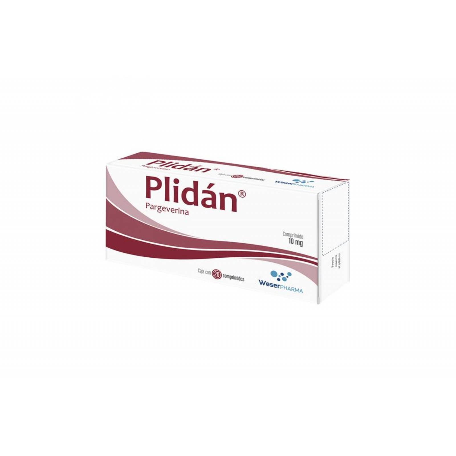 Plidán 10 mg Caja Con 20 Comprimidos 