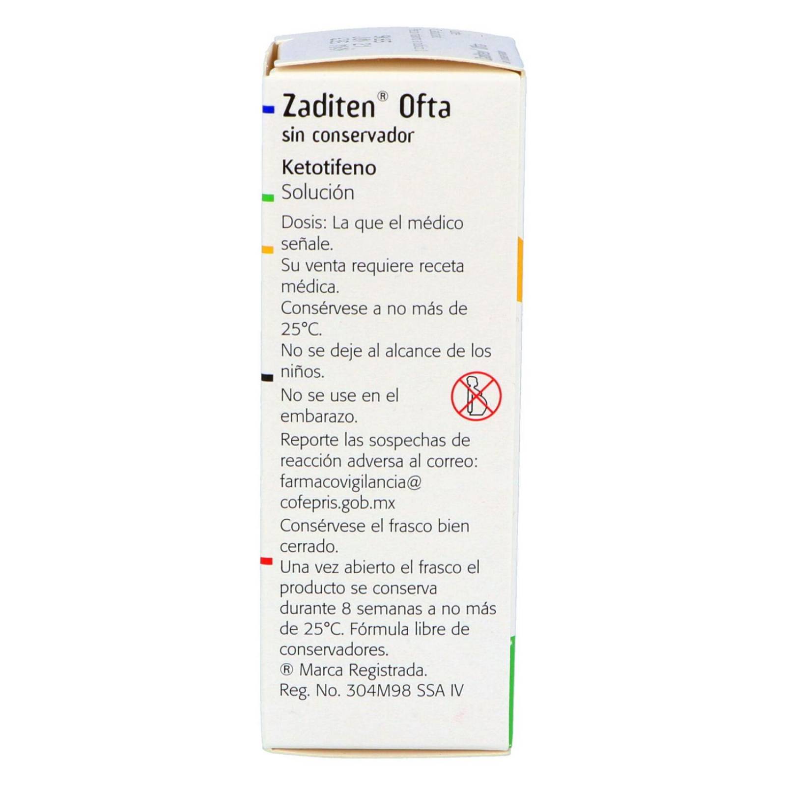 Zaditen Ofta 0.025 % Caja Con Frasco Gotero Con 5 mL 