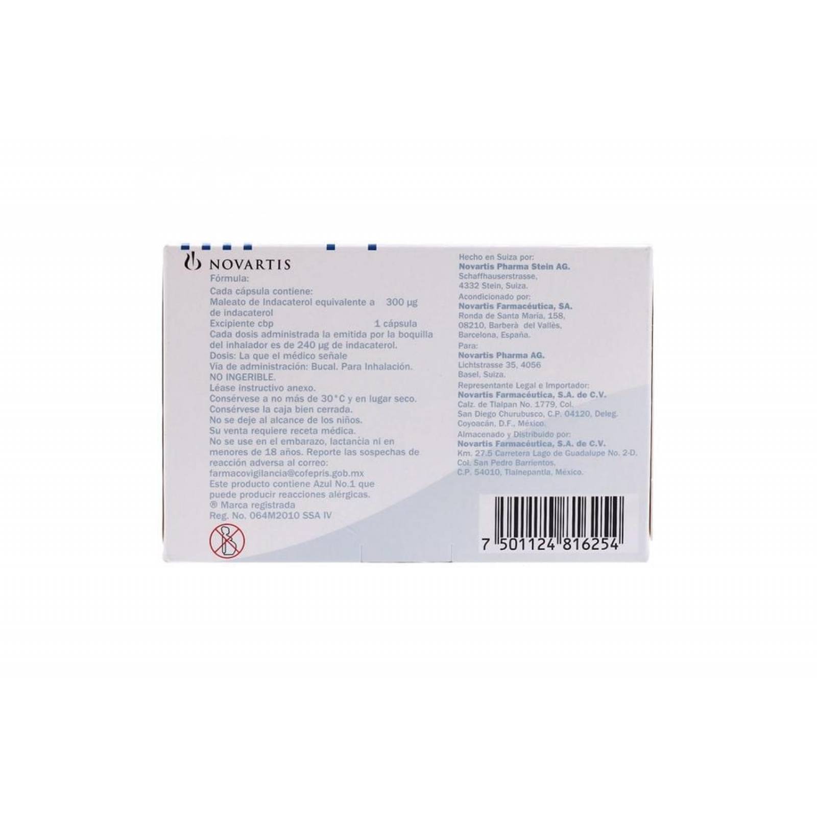 Onbrize Breezhaler 300 Mcg Con 30 Cápsulas 