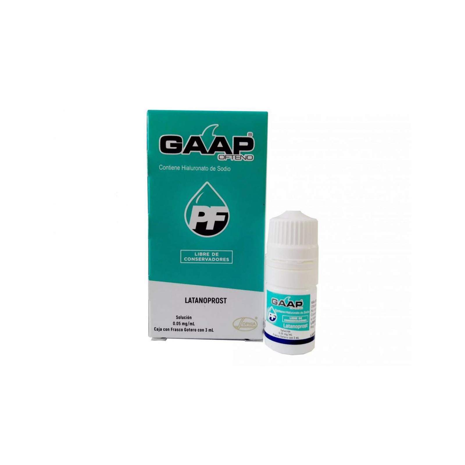 Gaap Ofteno PF 0.5 Mg/mL Caja Con Frasco Gotero De 3 mL 